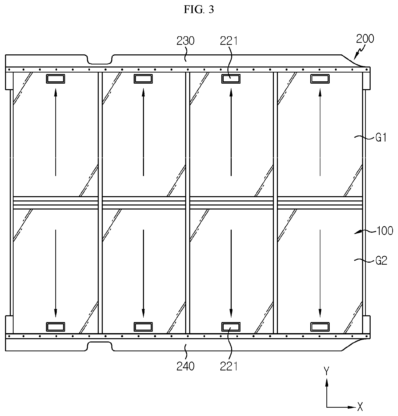 Patent US12586863 Figure 3 – Battery pack with improved gas venting path