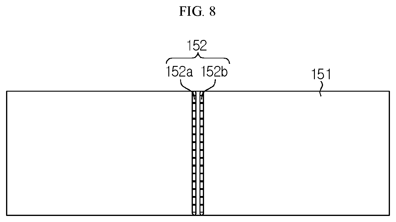 Patent US12586863 Figure 8 – Battery pack with improved gas venting path