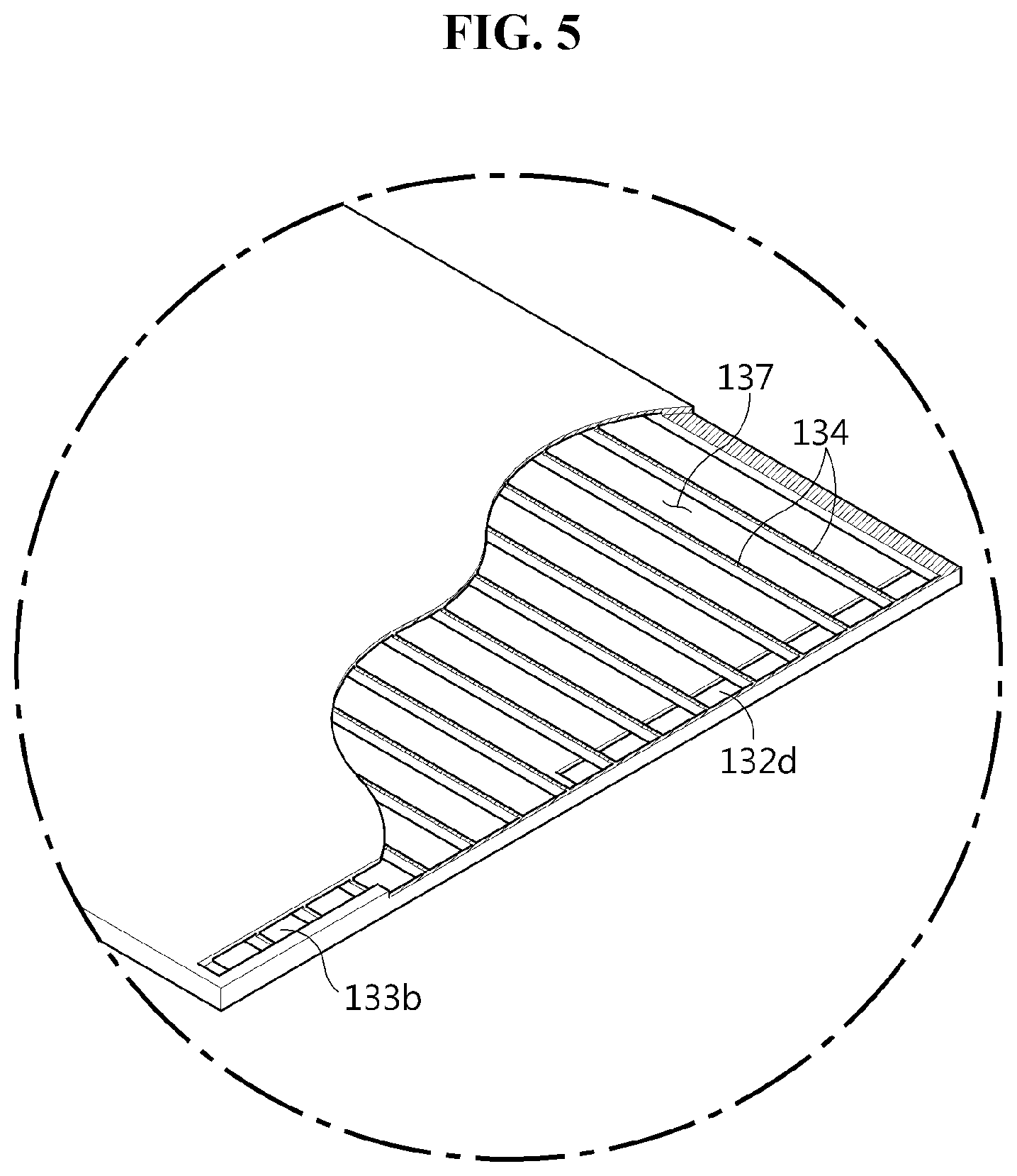 Patent US12586865 Figure 5 – Battery module, and battery pack and vehicle comprising the same