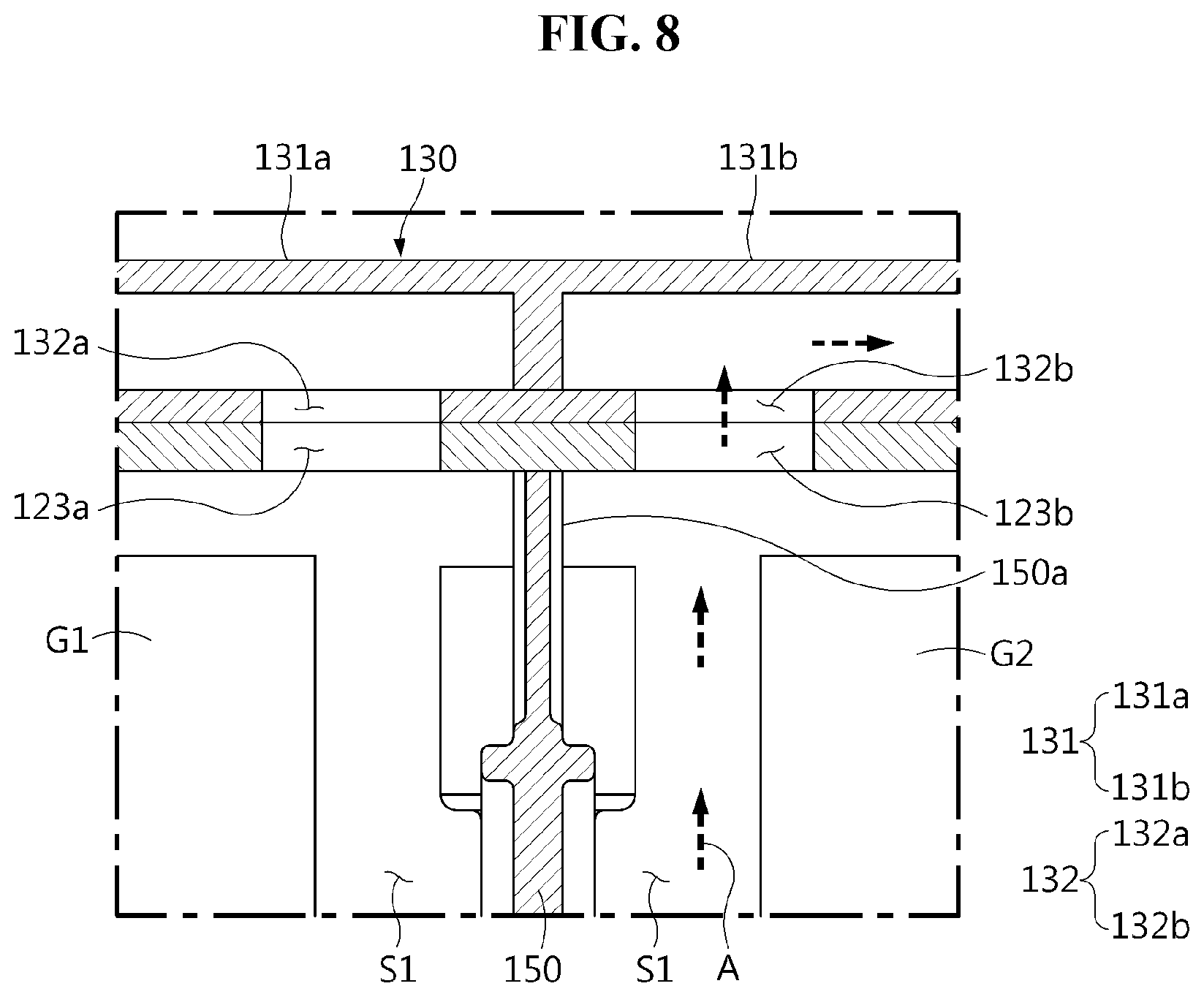 Patent US12586865 Figure 8 – Battery module, and battery pack and vehicle comprising the same