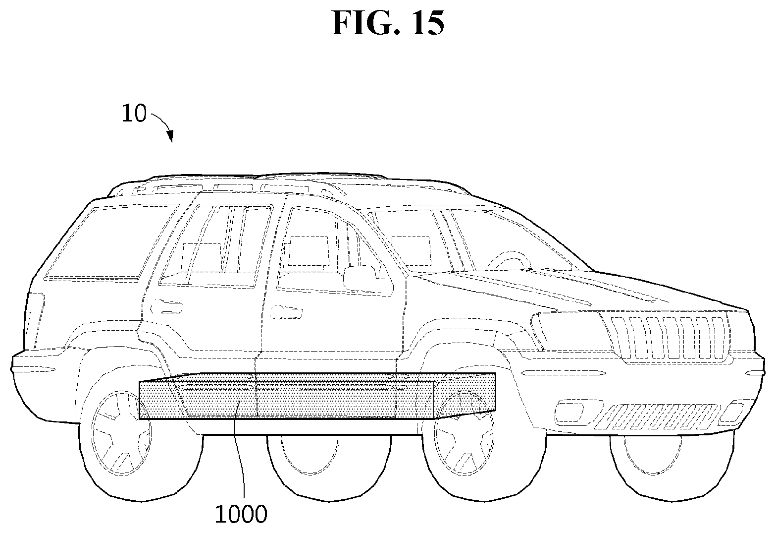 Patent US12586865 Figure 15 – Battery module, and battery pack and vehicle comprising the same