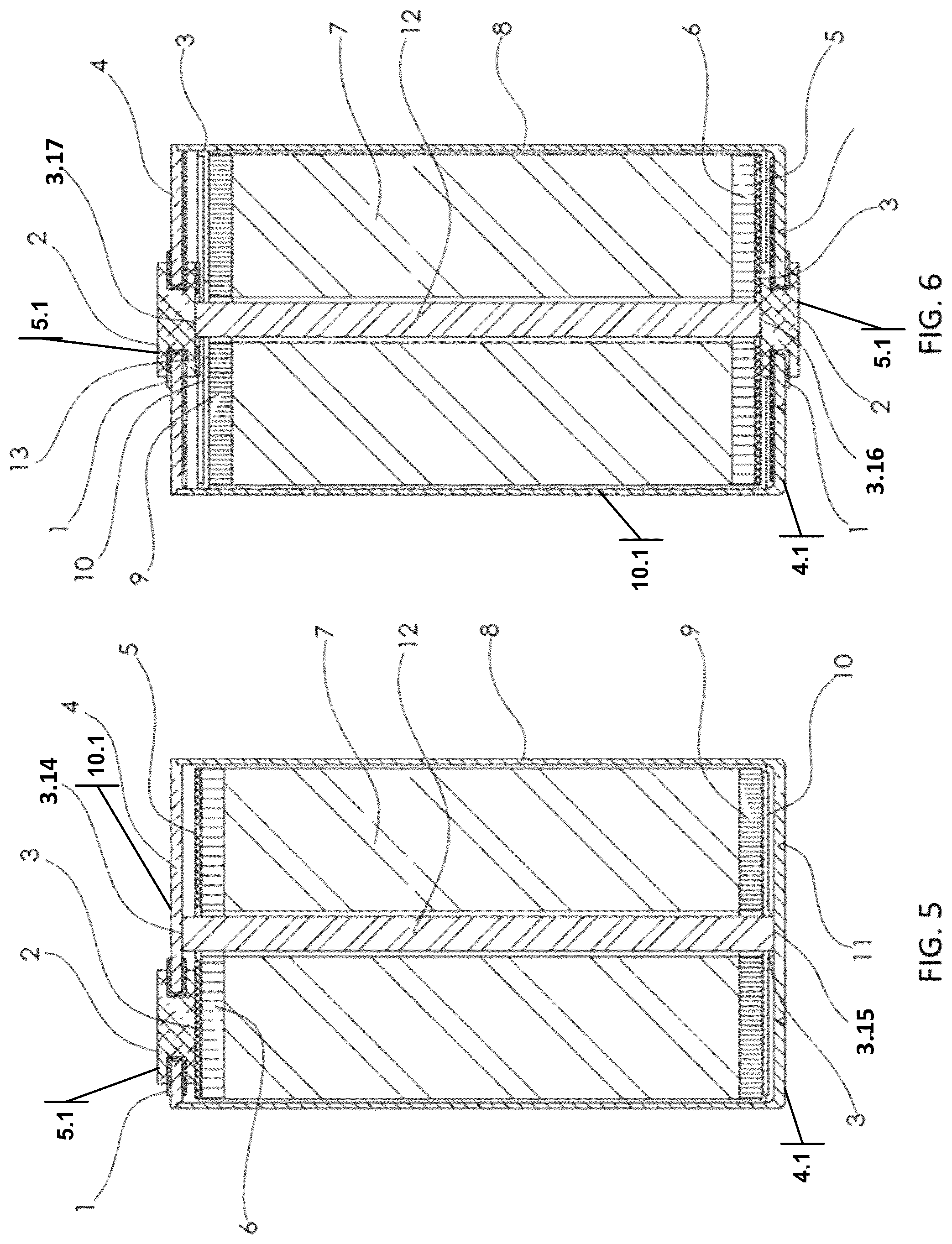 Patent US12586873 Figure 6 – Conductive power rod for electrochemical cell