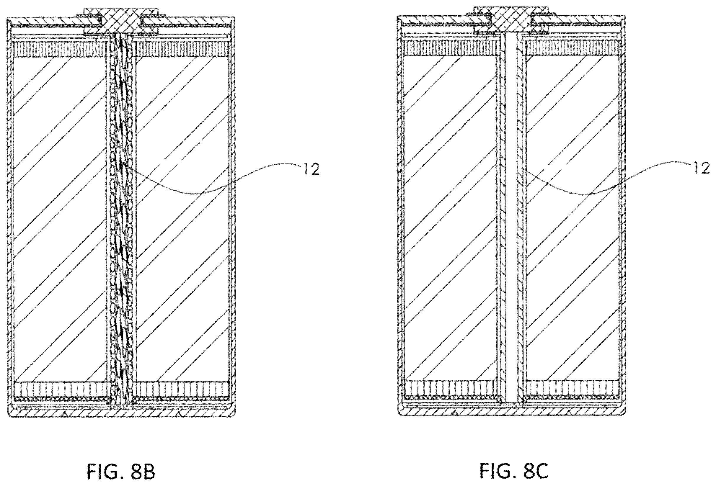 Patent US12586873 Figure 8 – Conductive power rod for electrochemical cell
