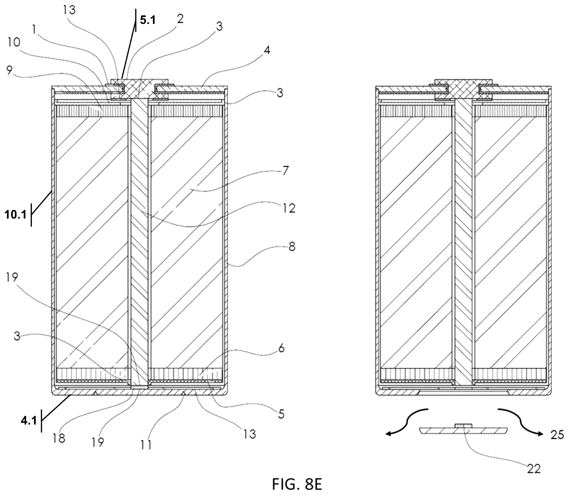 Patent US12586873 Figure 10 – Conductive power rod for electrochemical cell