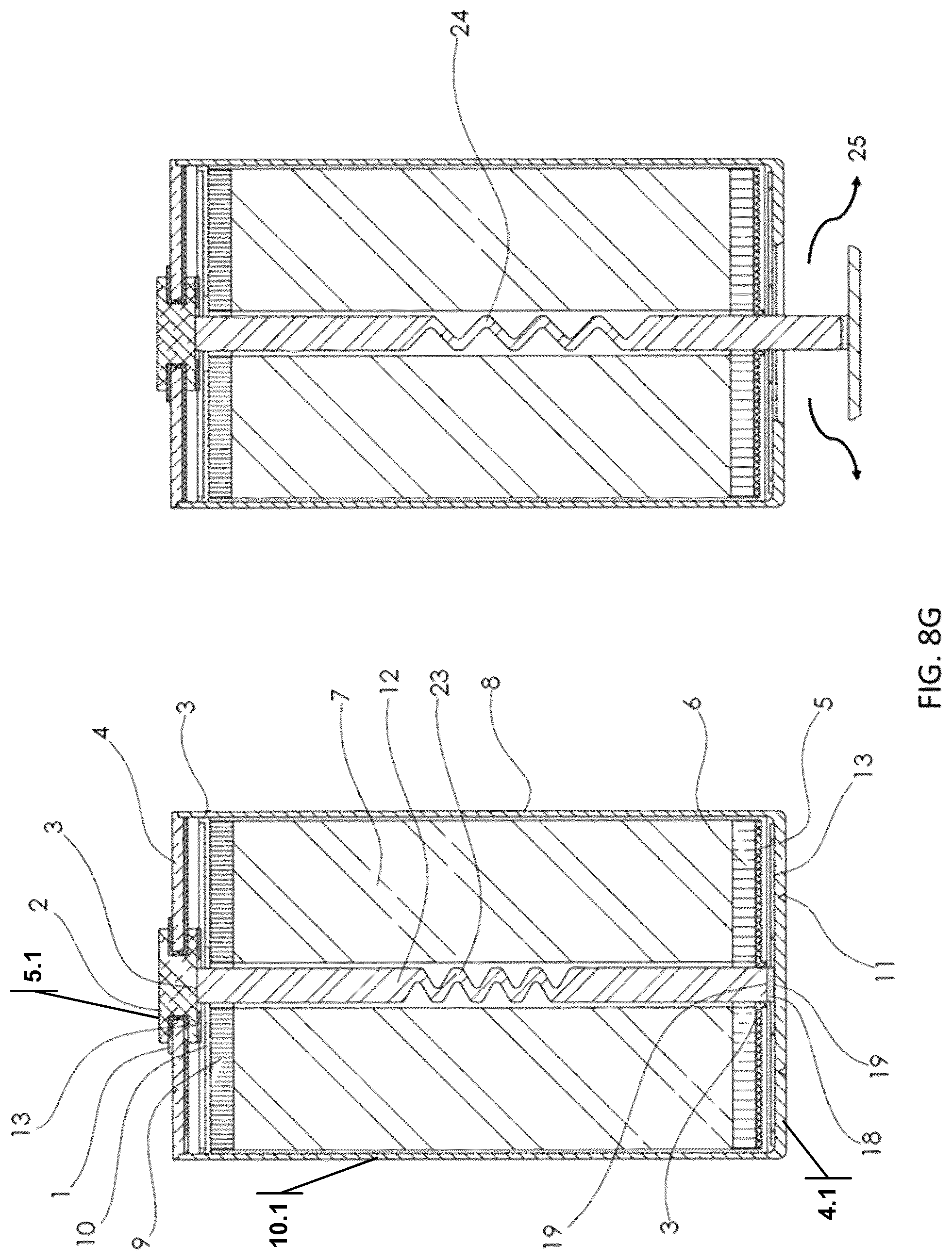 Patent US12586873 Figure 12 – Conductive power rod for electrochemical cell