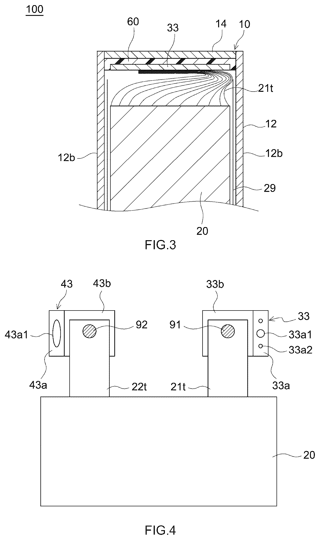 Patent US12586874 Figure 3 – Secondary battery and method of manufacturing the same