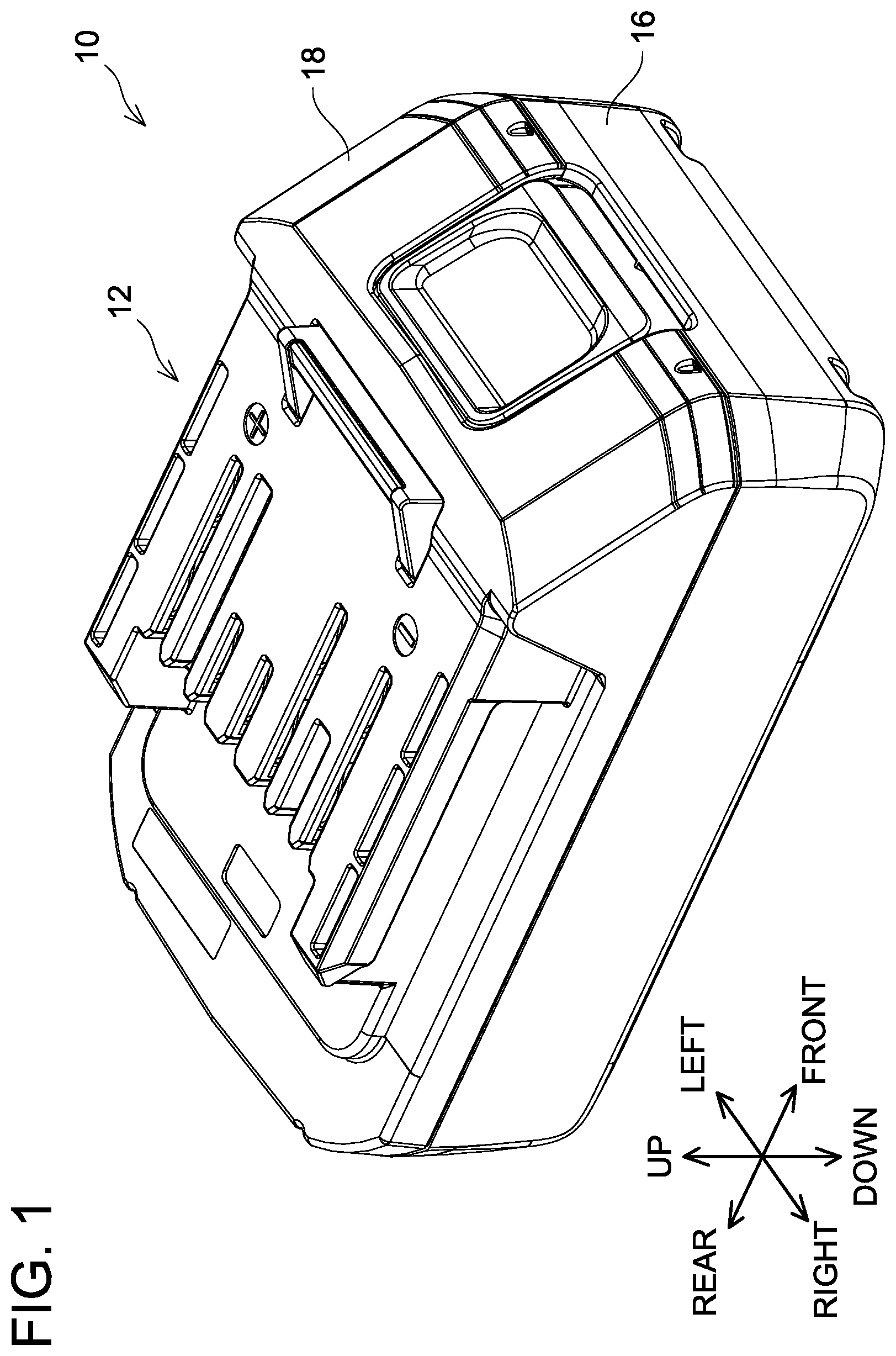 Patent US12586877 Figure 1 – Battery pack with fusible link