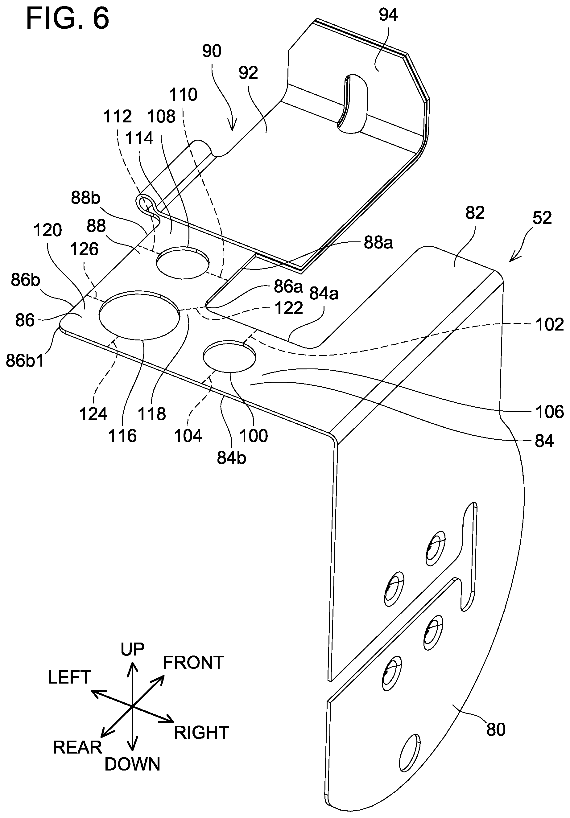 Patent US12586877 Figure 6 – Battery pack with fusible link