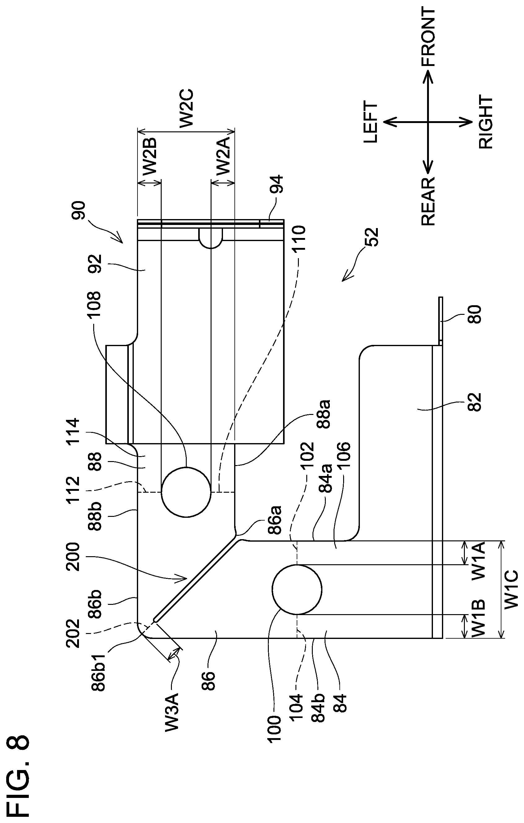 Patent US12586877 Figure 8 – Battery pack with fusible link