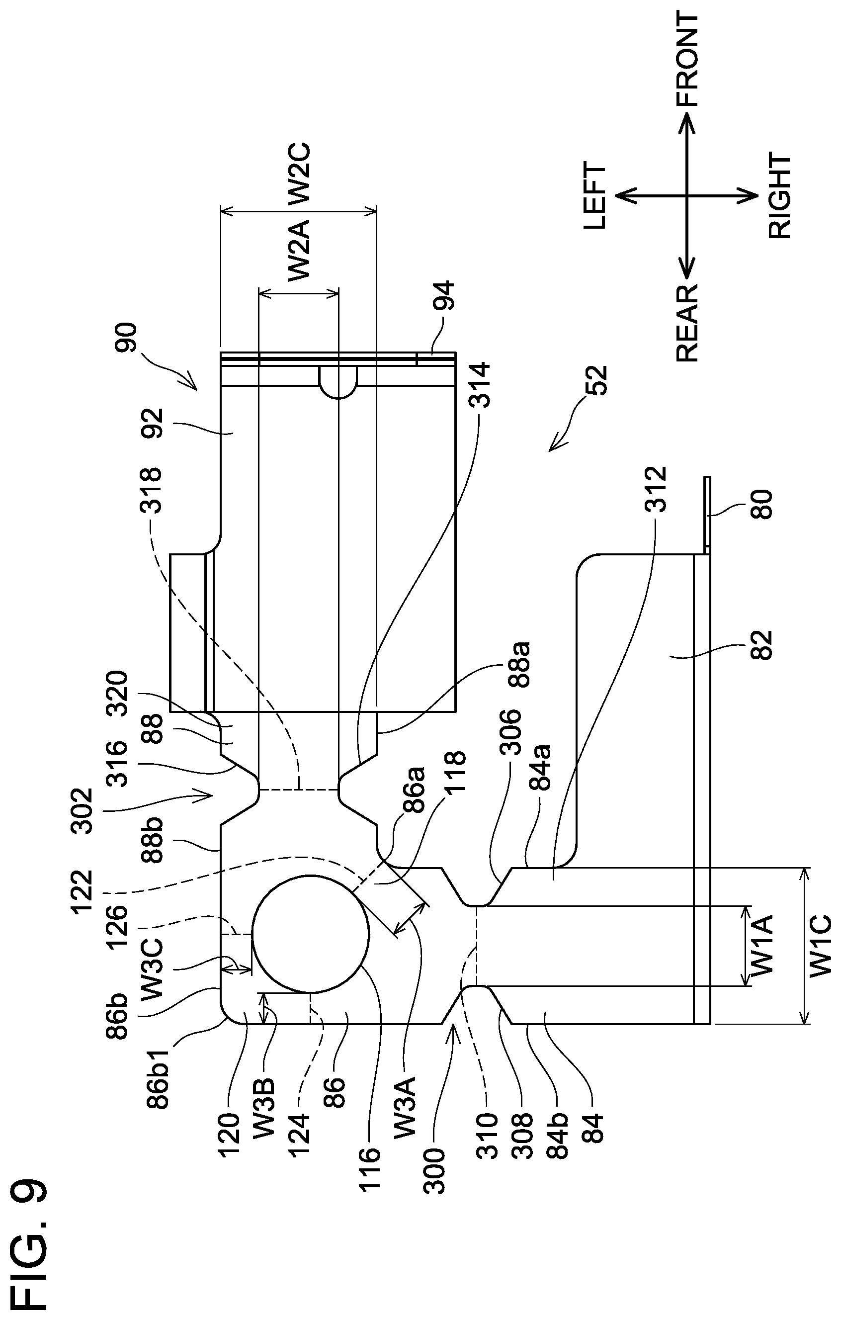 Patent US12586877 Figure 9 – Battery pack with fusible link
