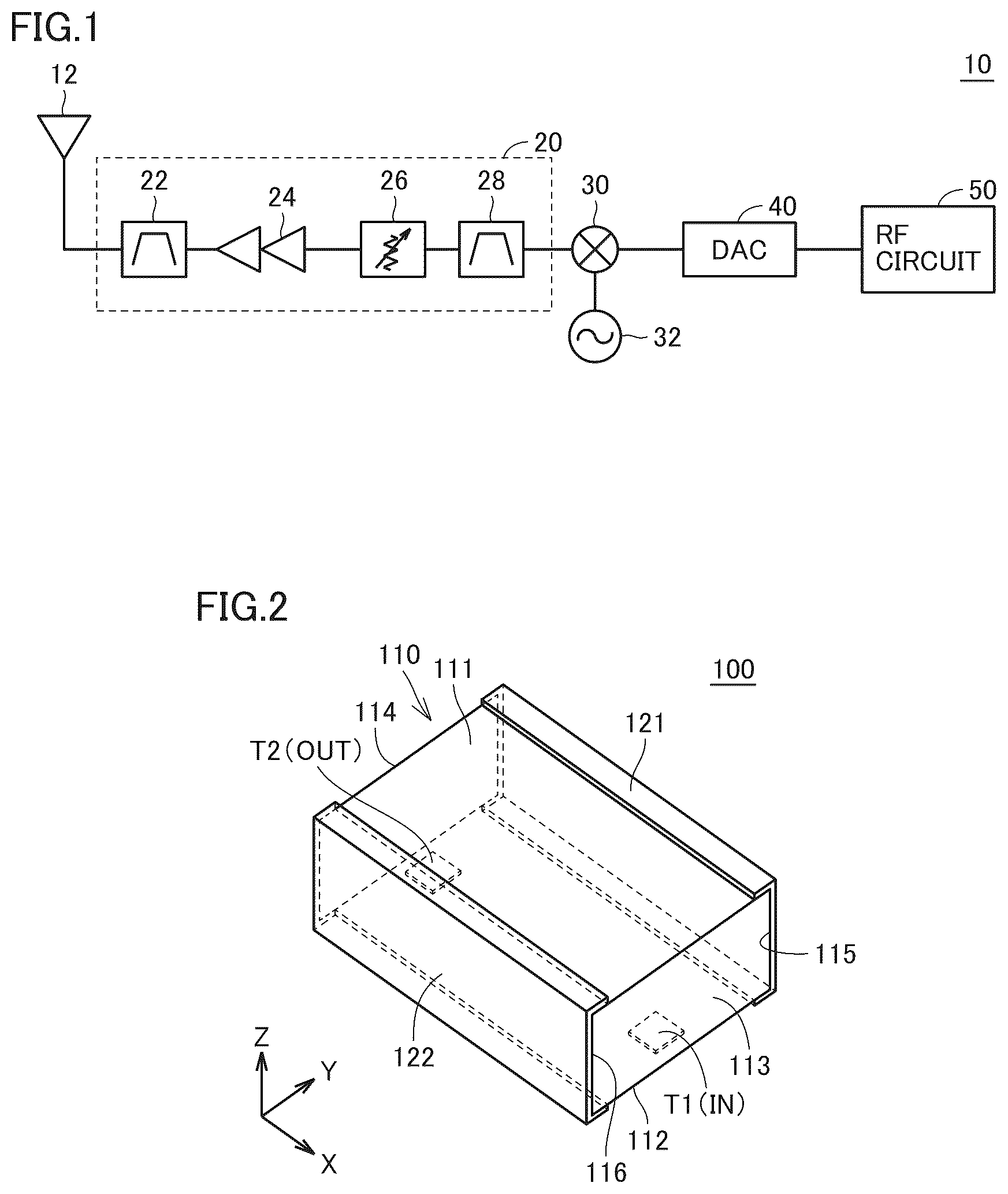 Patent US12586879 Figure 1 – Dielectric resonator, and dielectric filter and multiplexer using same