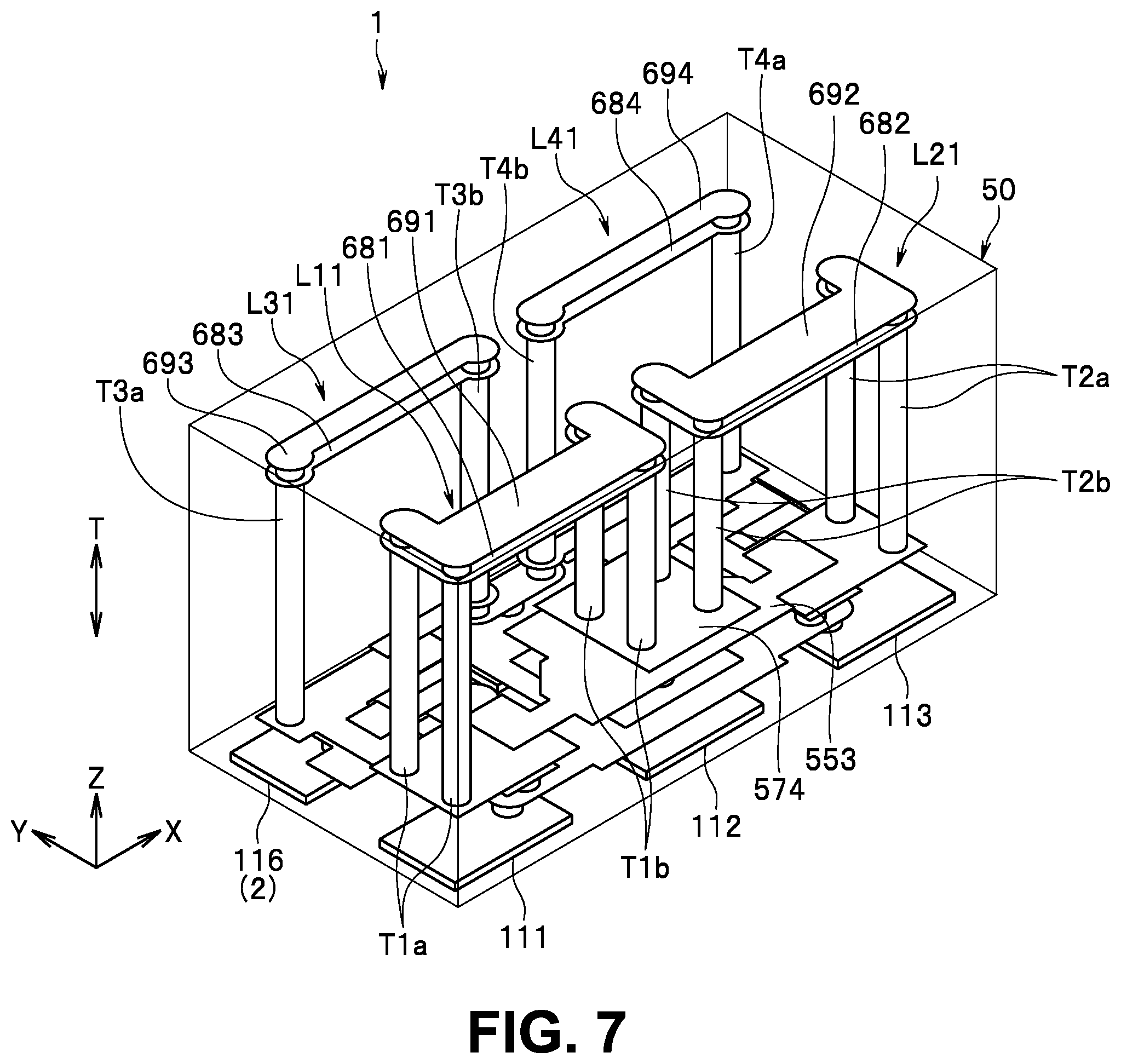 Patent US12586881 Figure 7 – Multilayered filter device