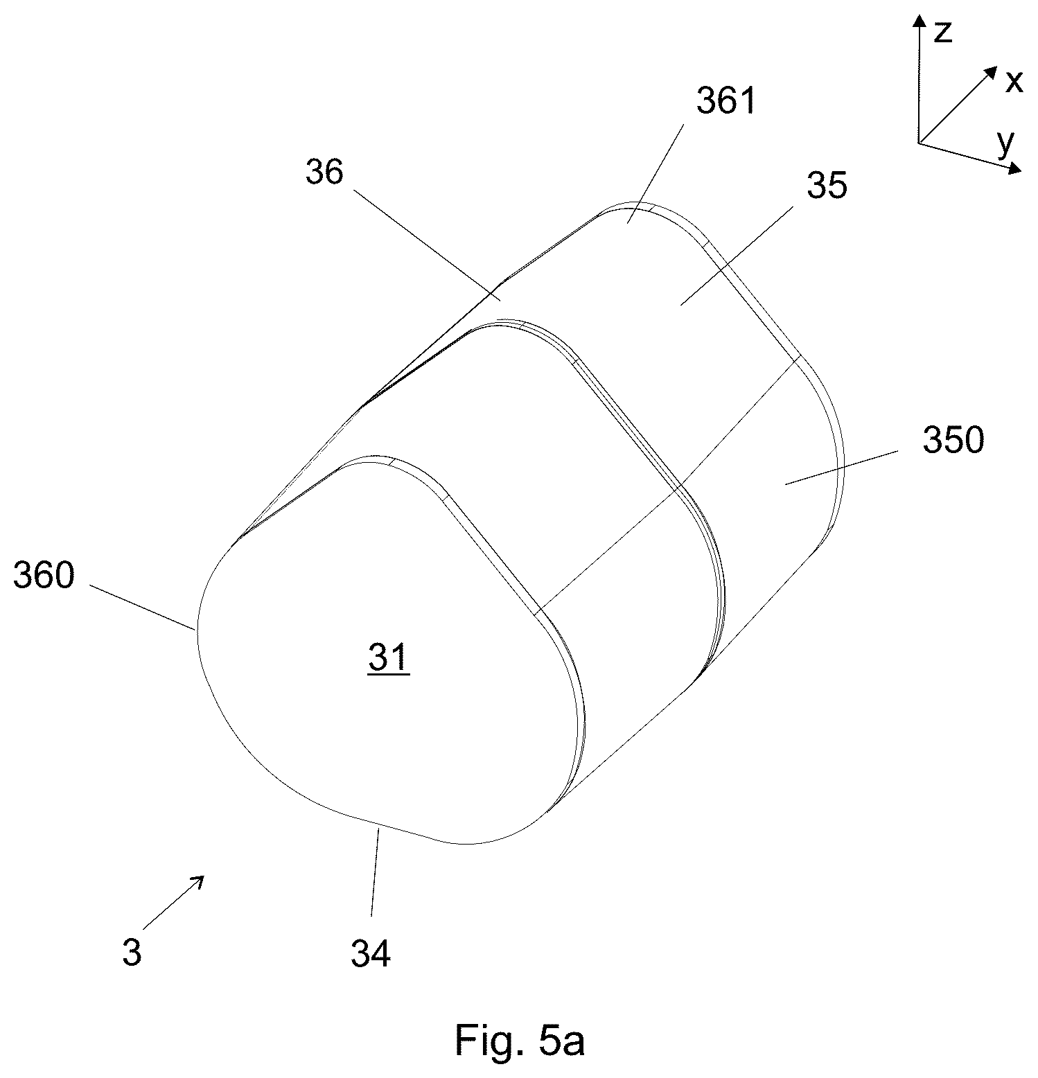 Patent US12586882 Figure 5 – Combline waveguide filter including cavity resonators coupled by irises, where the cavity resonators are each defined by a shape that is non-rectangular