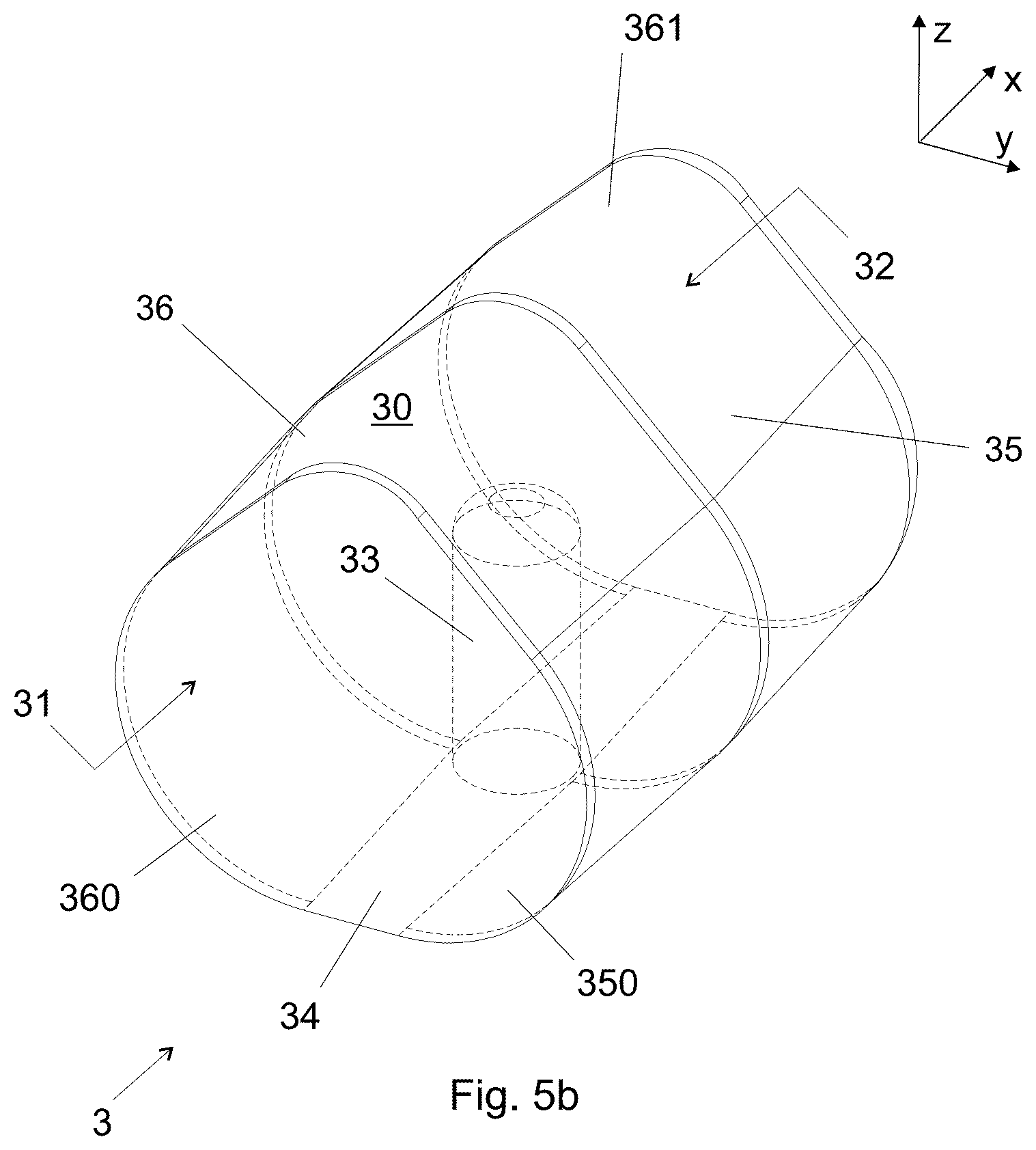Patent US12586882 Figure 6 – Combline waveguide filter including cavity resonators coupled by irises, where the cavity resonators are each defined by a shape that is non-rectangular