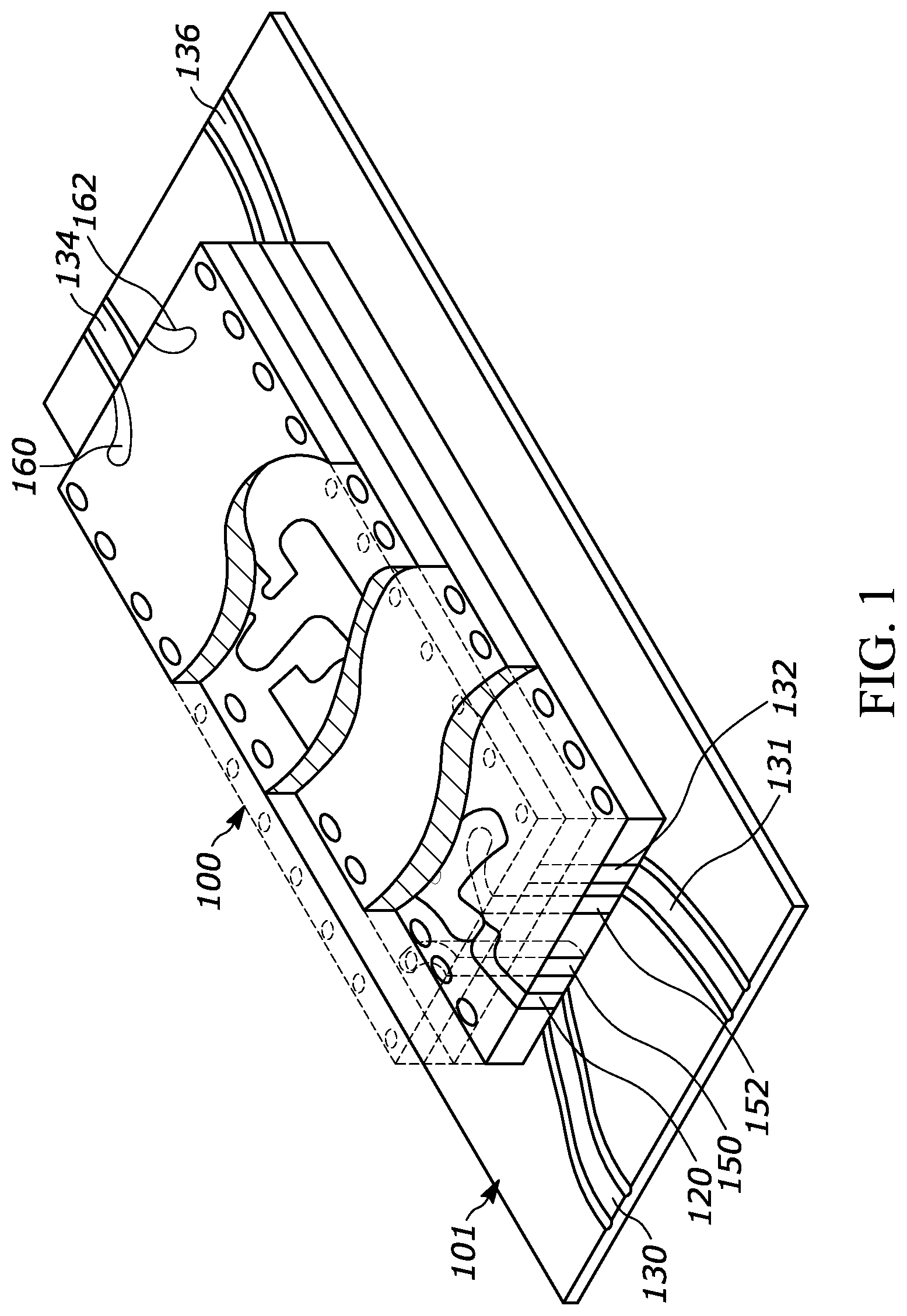 Patent US12586885 — Multilayer radio frequency component — Figure 1
