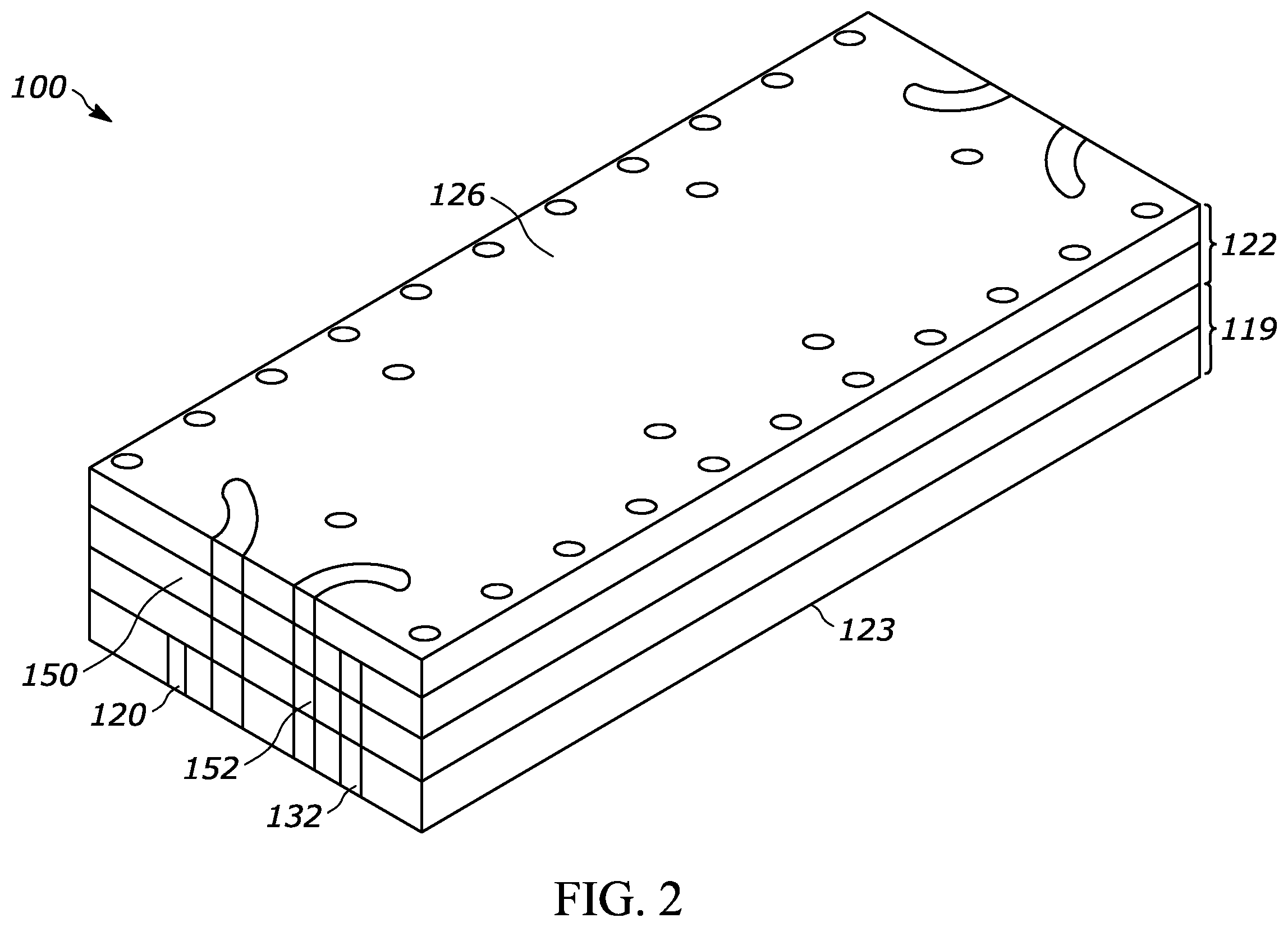 Patent US12586885 Figure 2 – Multilayer radio frequency component