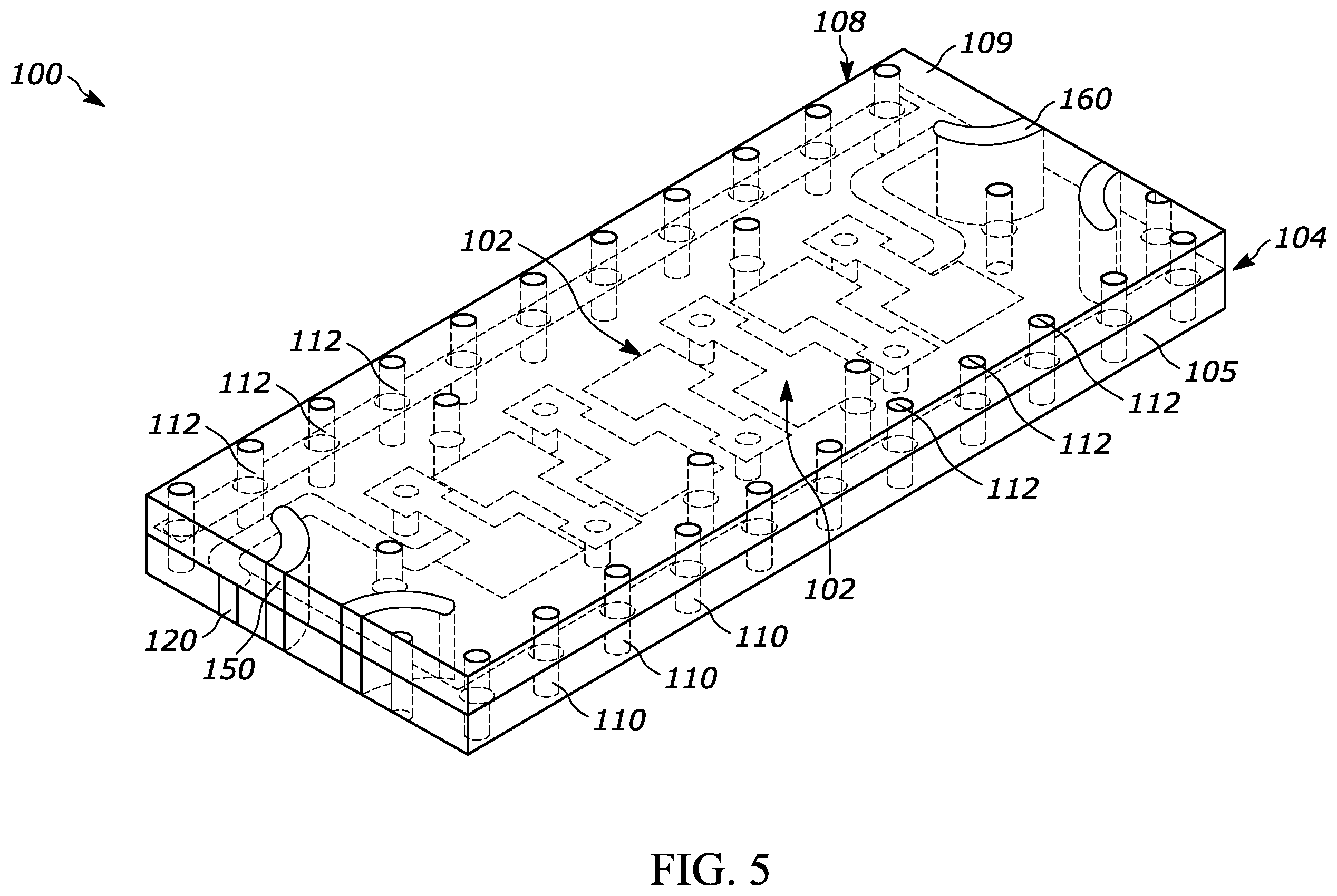 Patent US12586885 Figure 5 – Multilayer radio frequency component