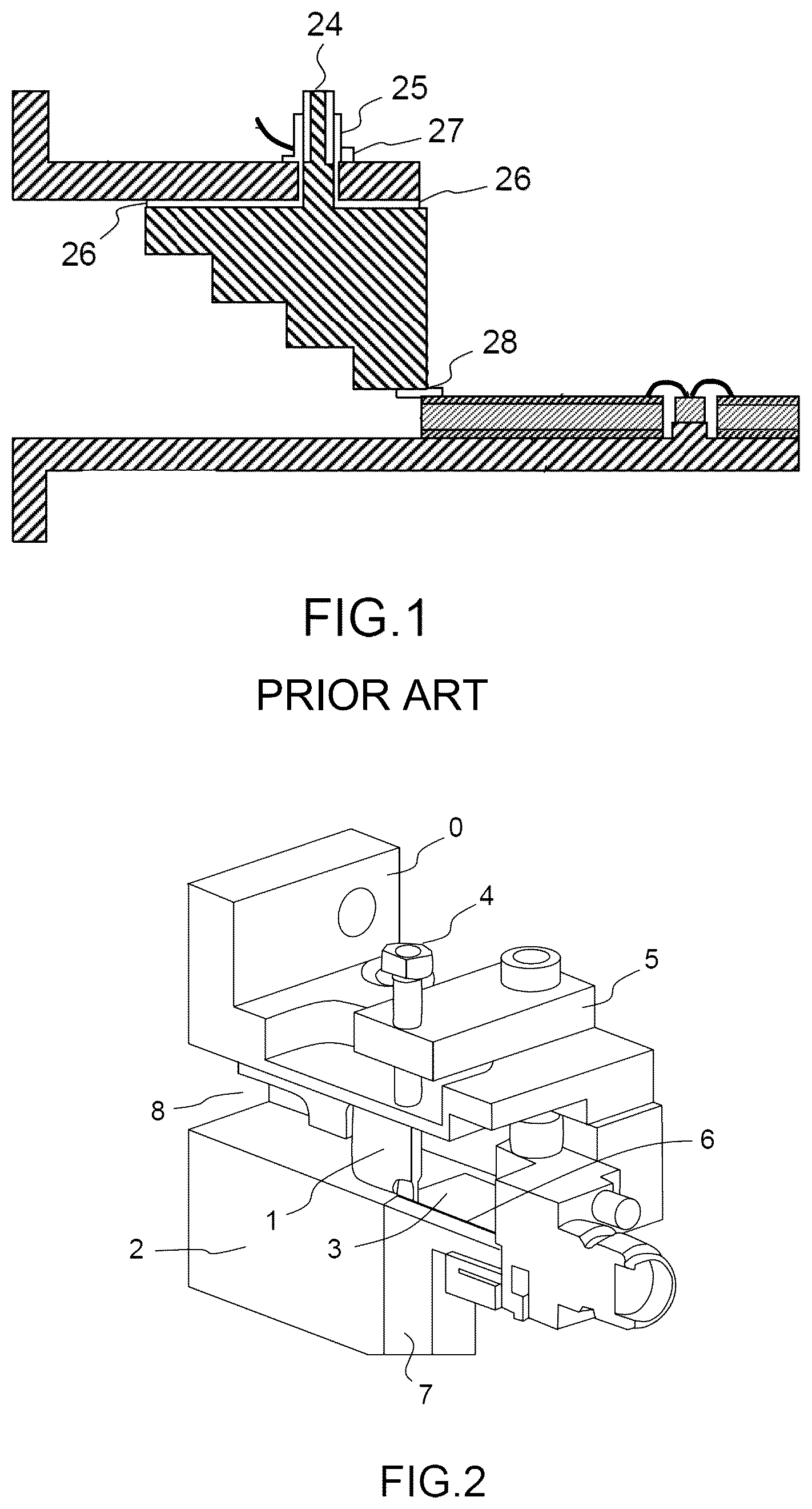 Patent US12586888 Figure 1 – Solid-state power amplifier comprised of a two-part waveguide having an impedance ridge, where the two parts are clamped together and a power combiner formed therefrom