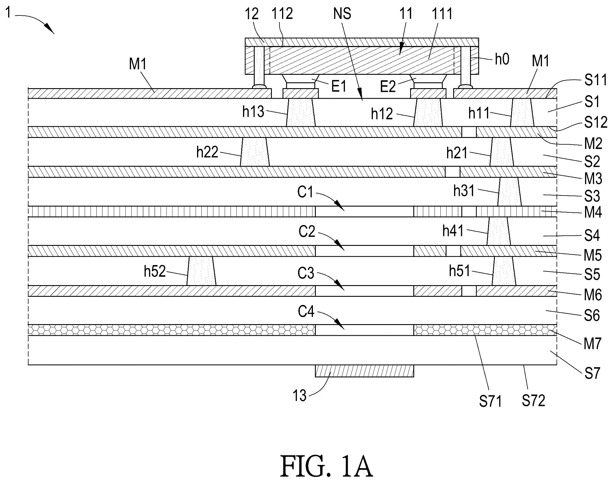 Patent US12586891 — Antenna device — Figure 1