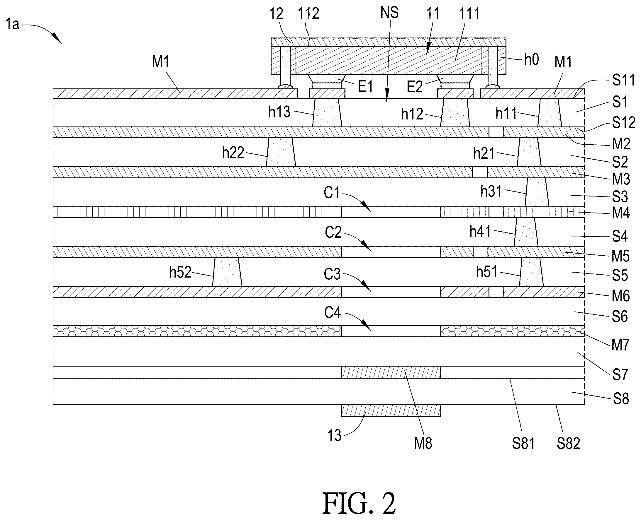 Patent US12586891 Figure 3 – Antenna device