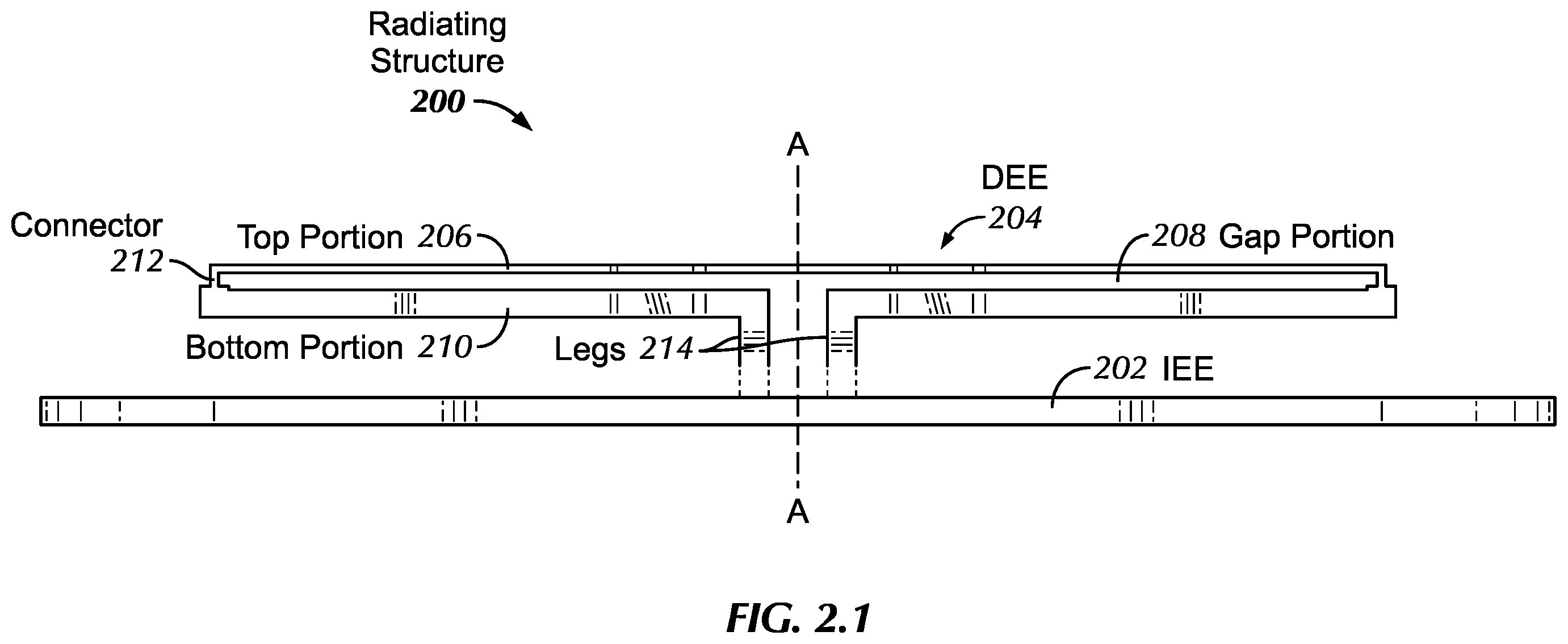 Patent US12586892 Figure 2 – Implant antenna device and system
