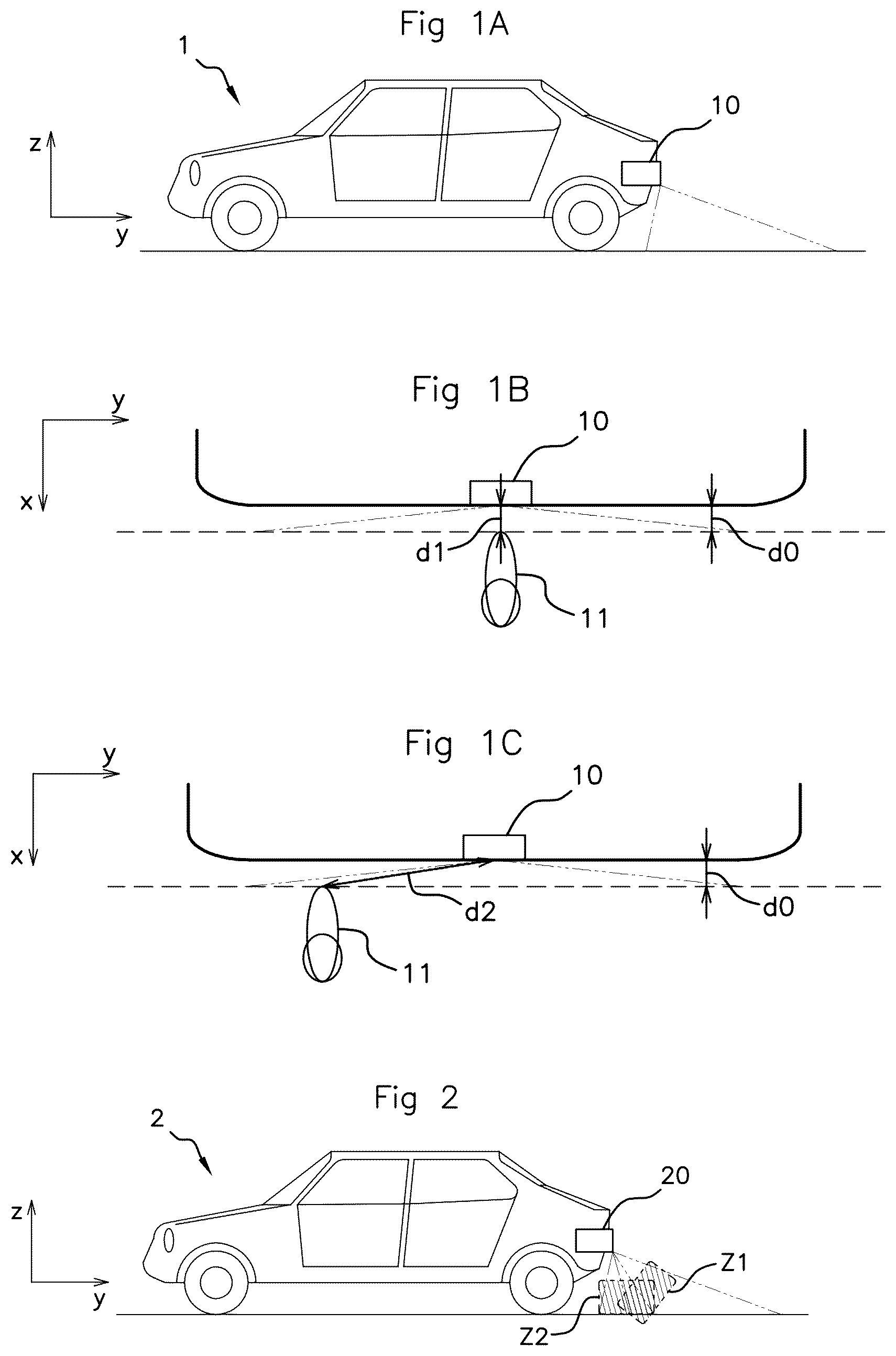 Patent US12586894 — Radio frequency device with optimised radiation pattern for gesture sensing in a motor vehicle — Figure 1