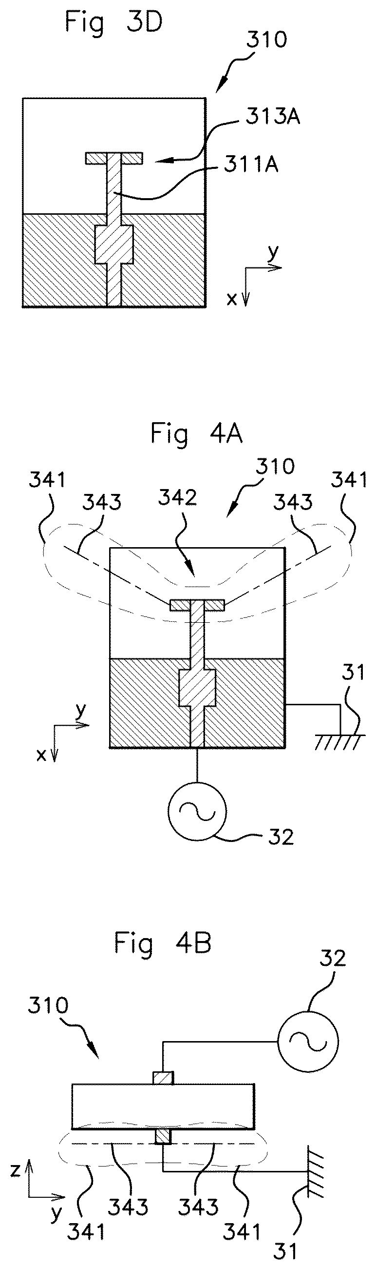 Patent US12586894 Figure 3 – Radio frequency device with optimised radiation pattern for gesture sensing in a motor vehicle