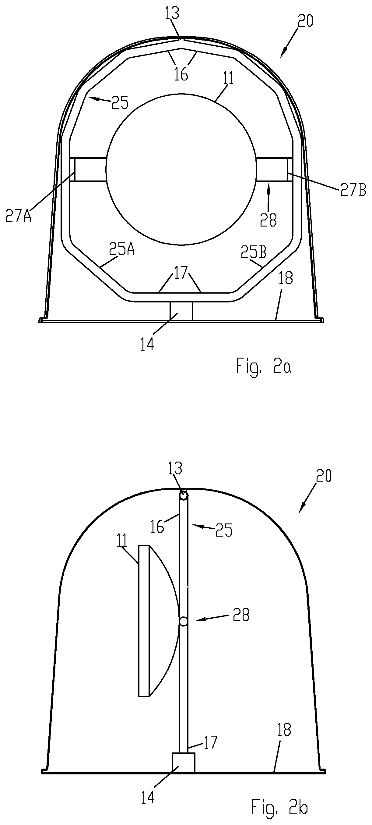 Patent US12586895 Figure 2 – Mounting arrangement for an antenna and an antenna arrangement