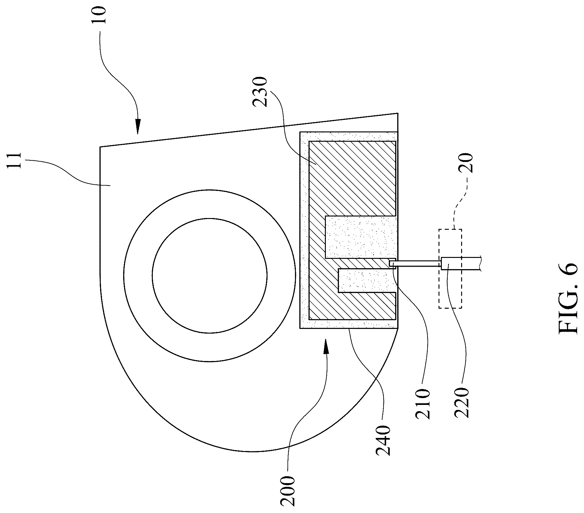 Patent US12586896 Figure 6 – Antenna structure and electronic device