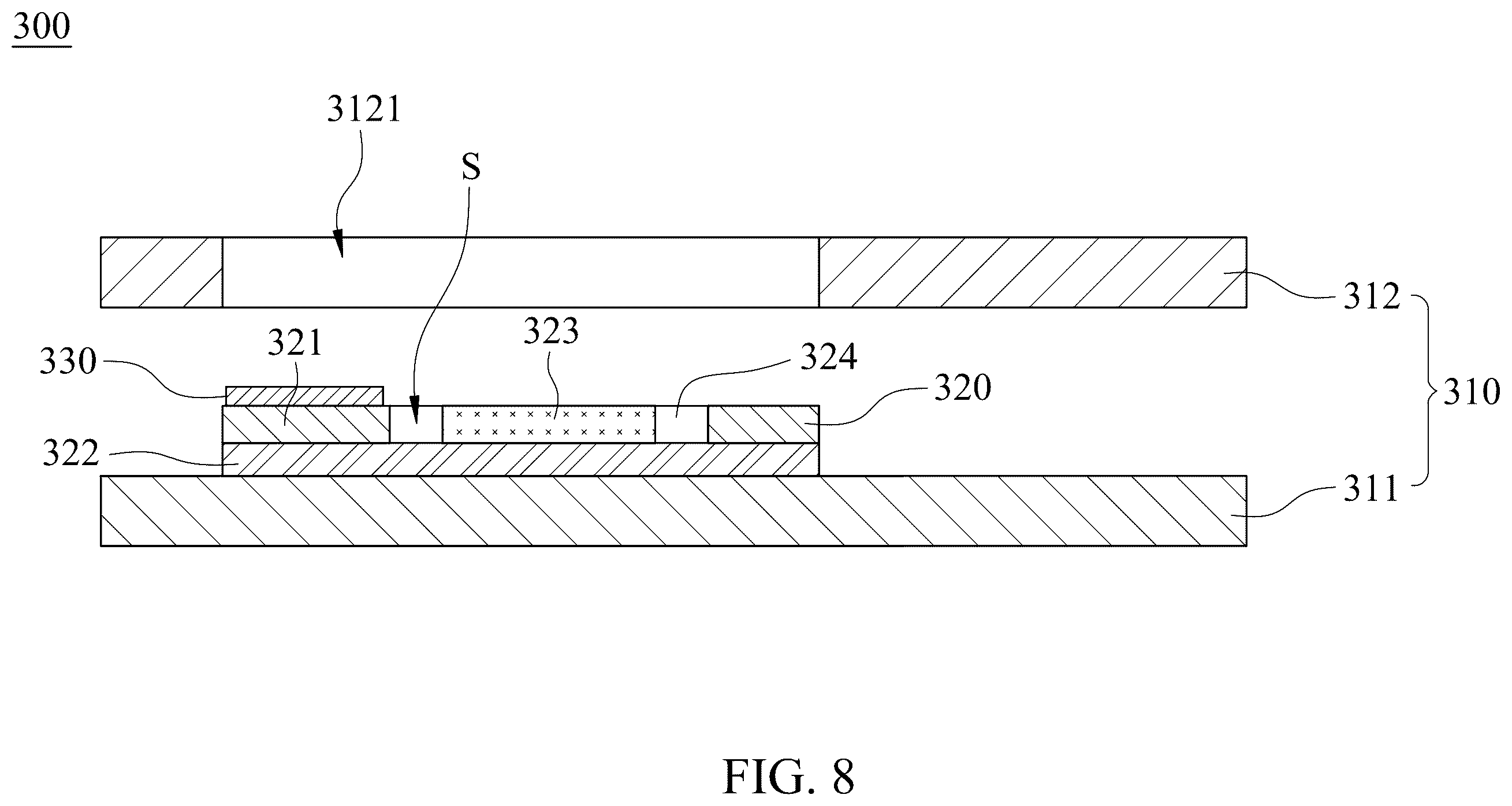 Patent US12586896 Figure 8 – Antenna structure and electronic device