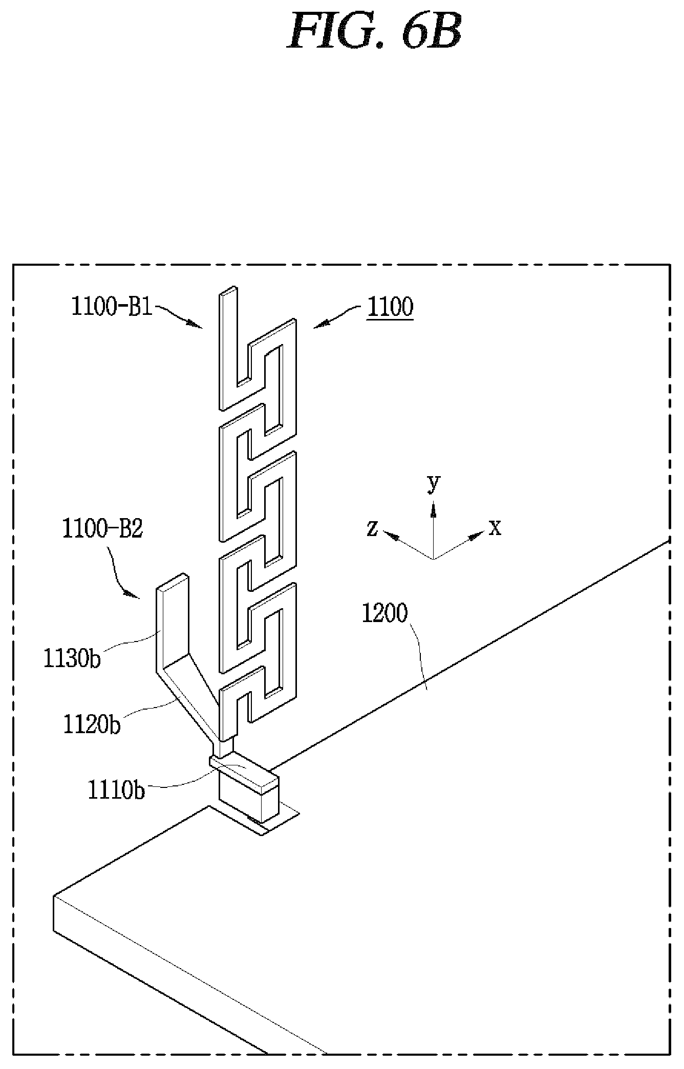 Patent US12586901 Figure 10 – Wideband antenna arranged on vehicle