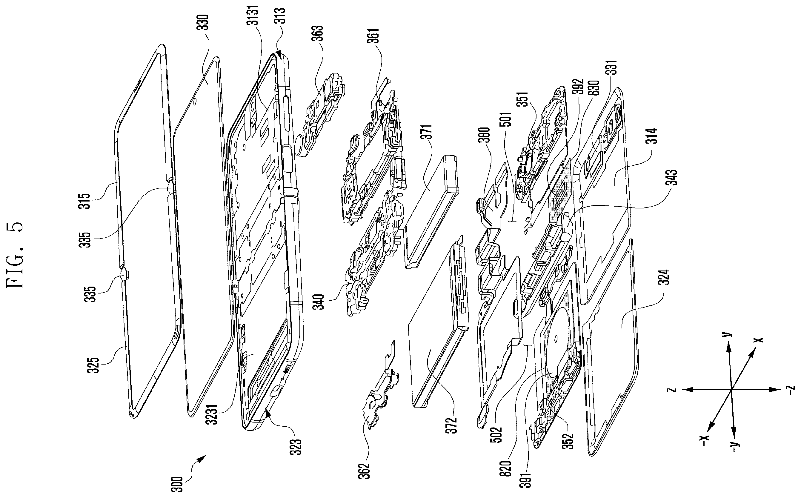Patent US12586903 Figure 8 – Electronic device for extending operation range of antenna