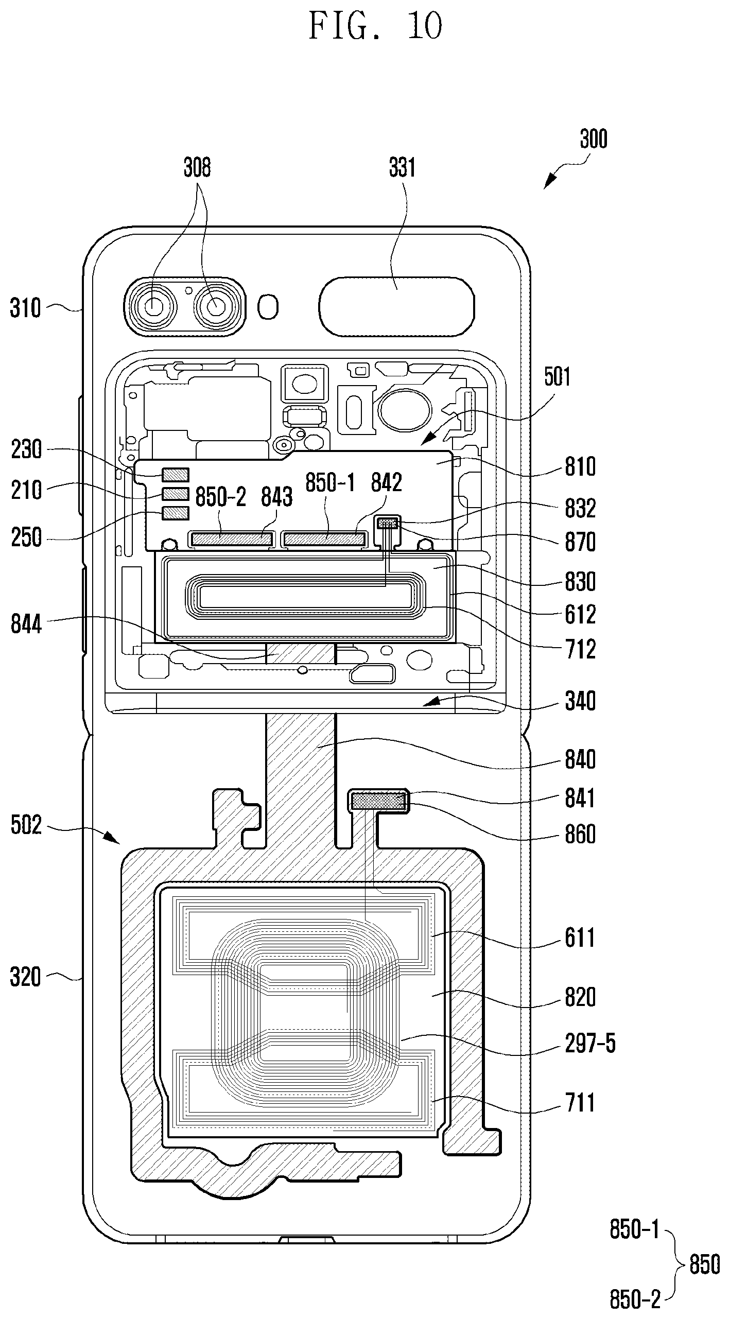 Patent US12586903 Figure 13 – Electronic device for extending operation range of antenna