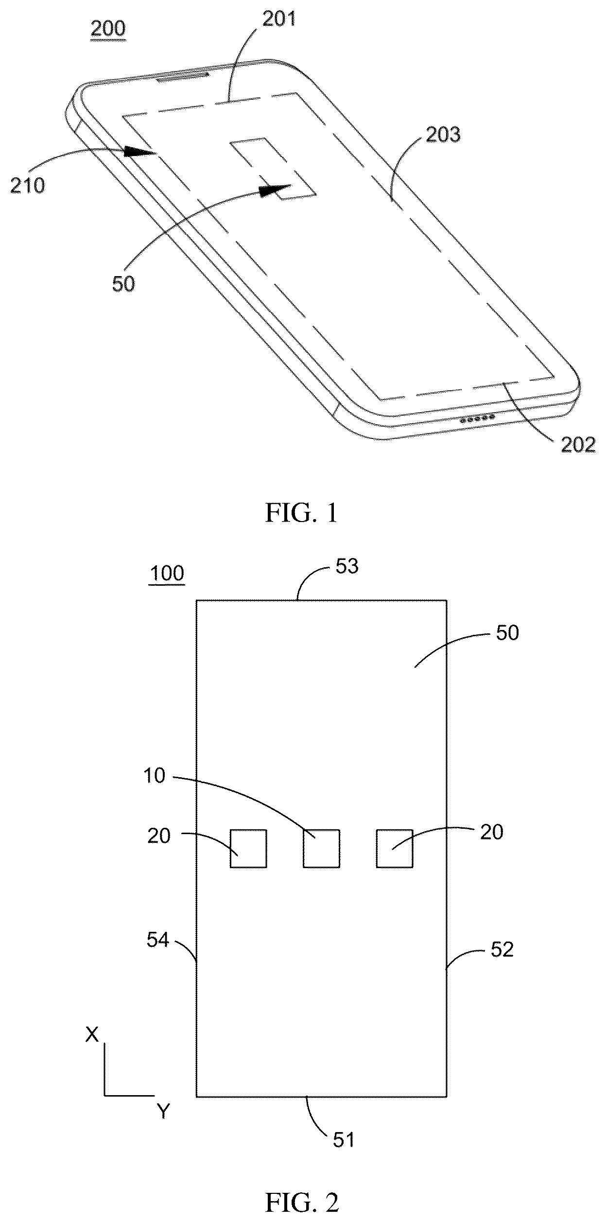 Patent US12586909 Figure 1 – Microstrip antenna and electronic device
