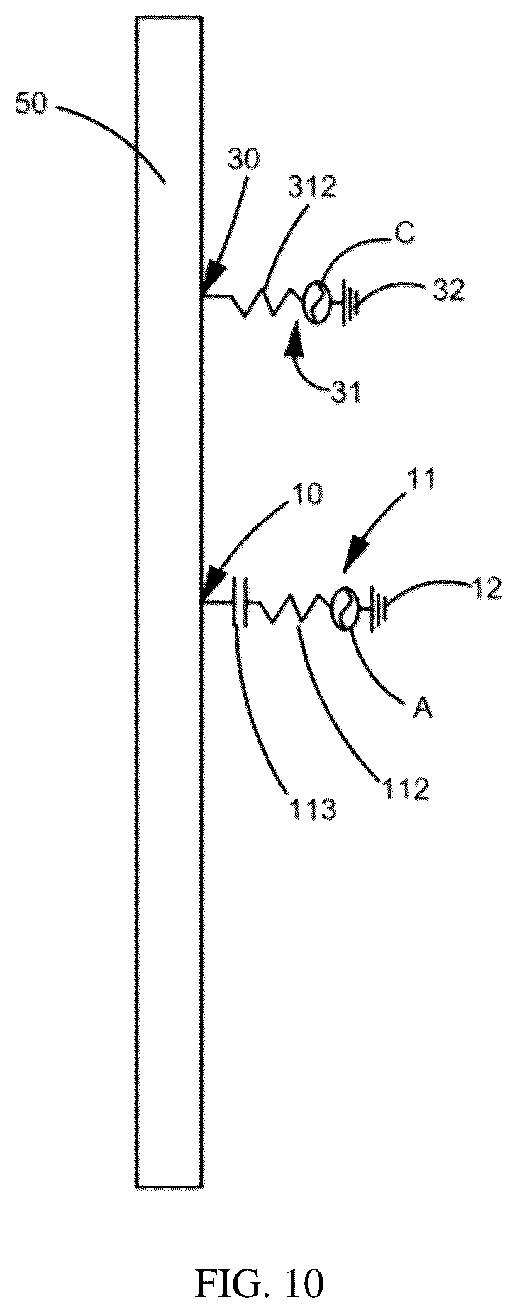 Patent US12586909 Figure 6 – Microstrip antenna and electronic device
