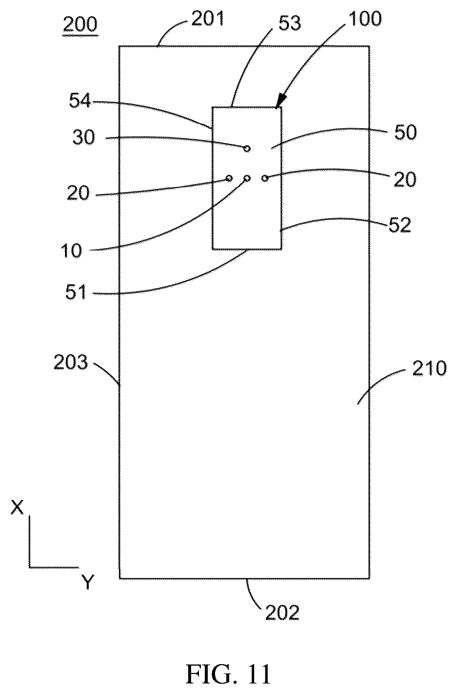 Patent US12586909 Figure 7 – Microstrip antenna and electronic device