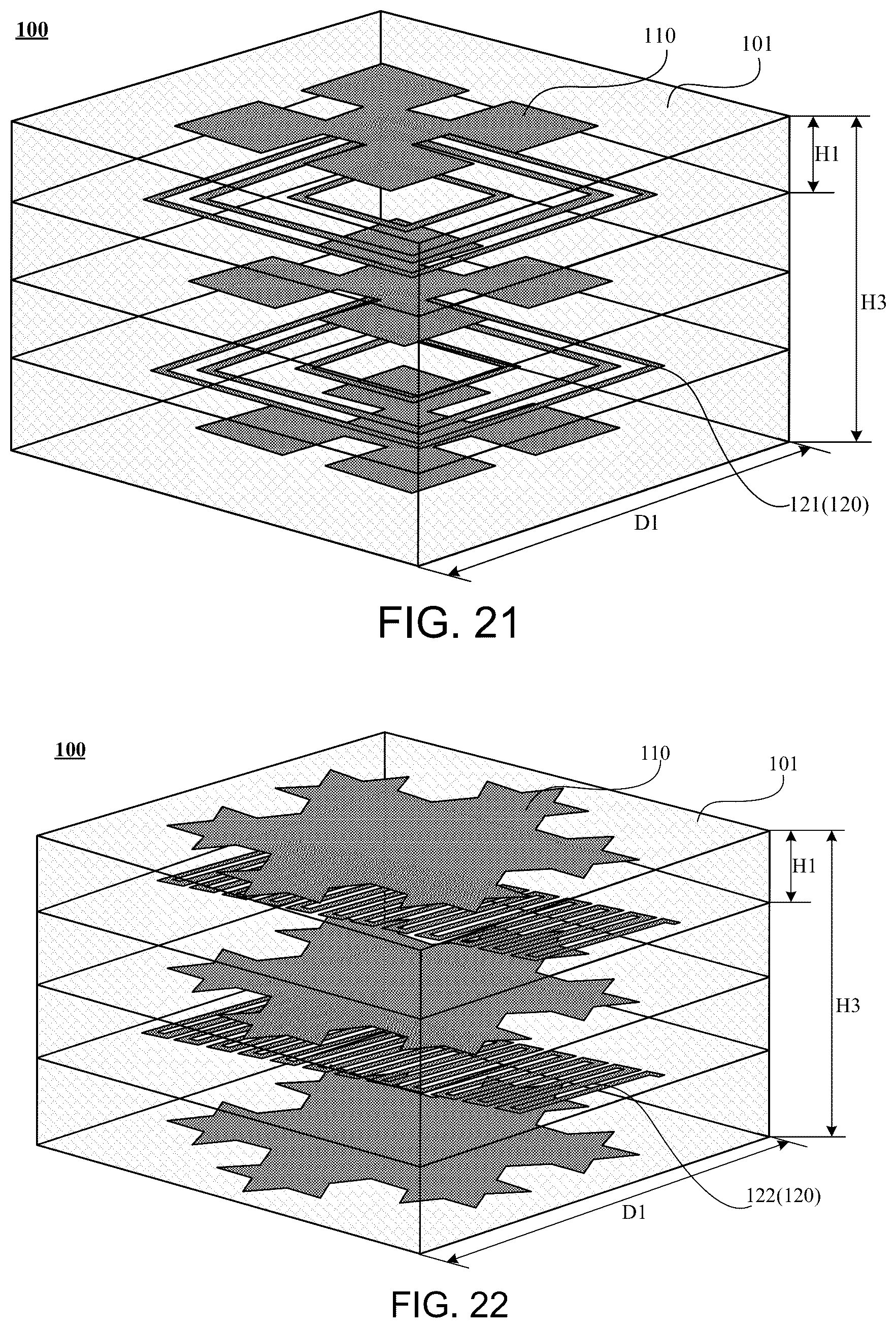 Patent US12586917 Figure 12 – Frequency selective surface unit, frequency selective surface structure, electronic device and radome