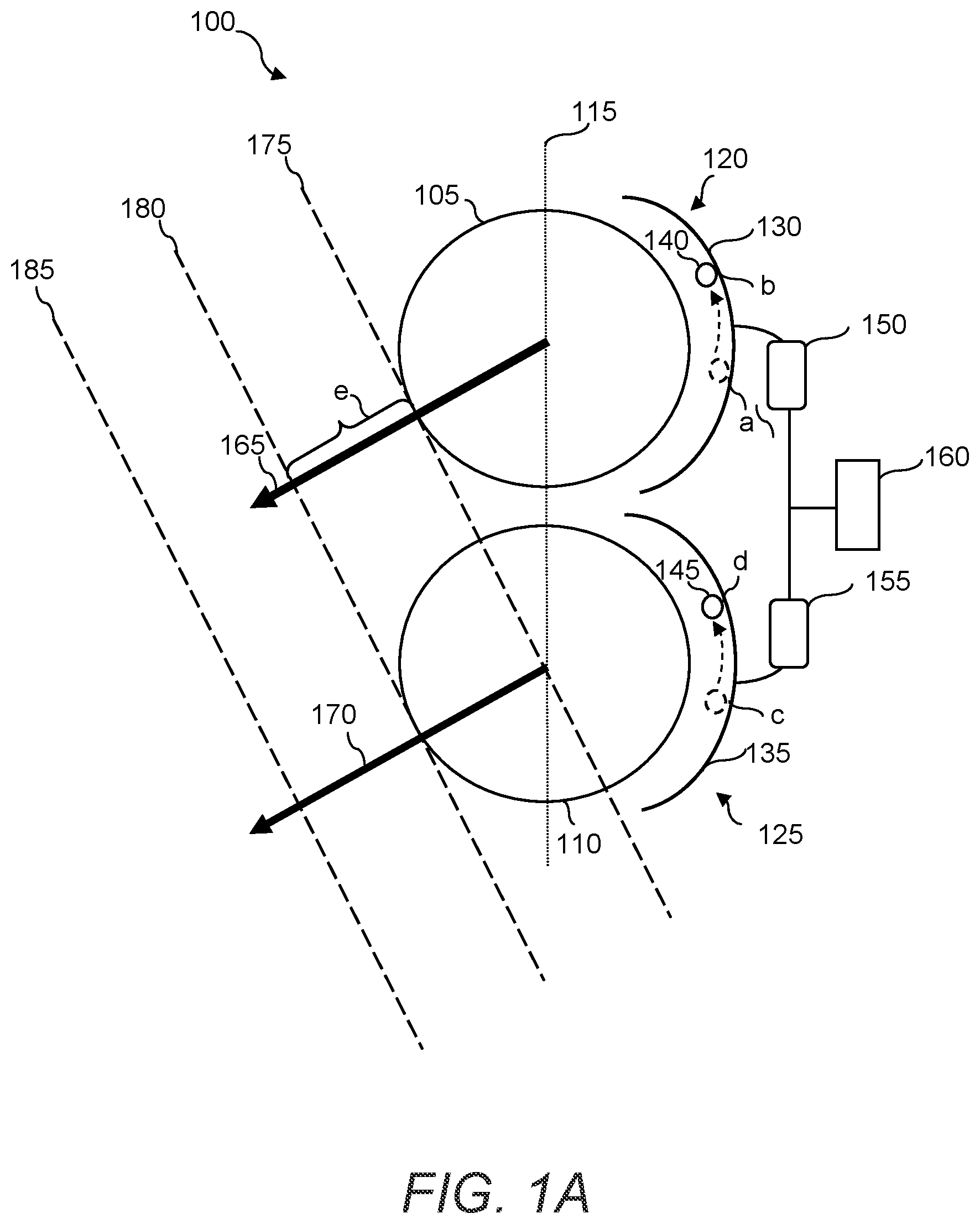 Patent US12586920 Figure 1 – Antenna lens switched beam array for tracking satellites