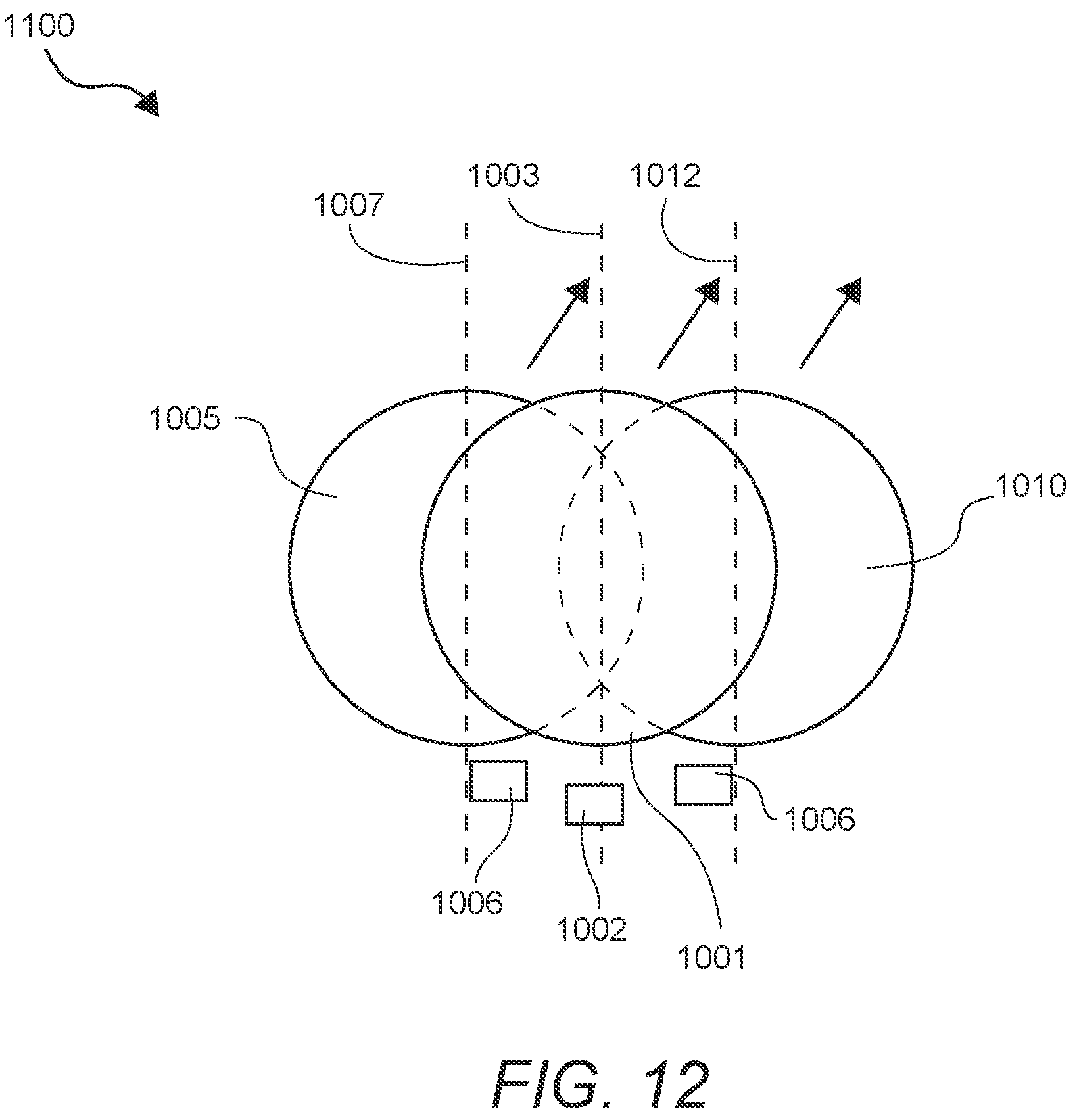 Patent US12586920 Figure 13 – Antenna lens switched beam array for tracking satellites
