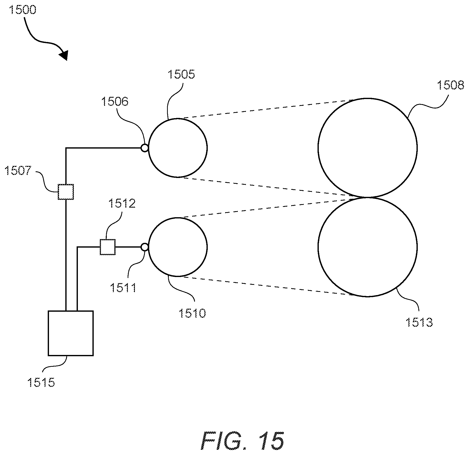 Patent US12586920 Figure 16 – Antenna lens switched beam array for tracking satellites
