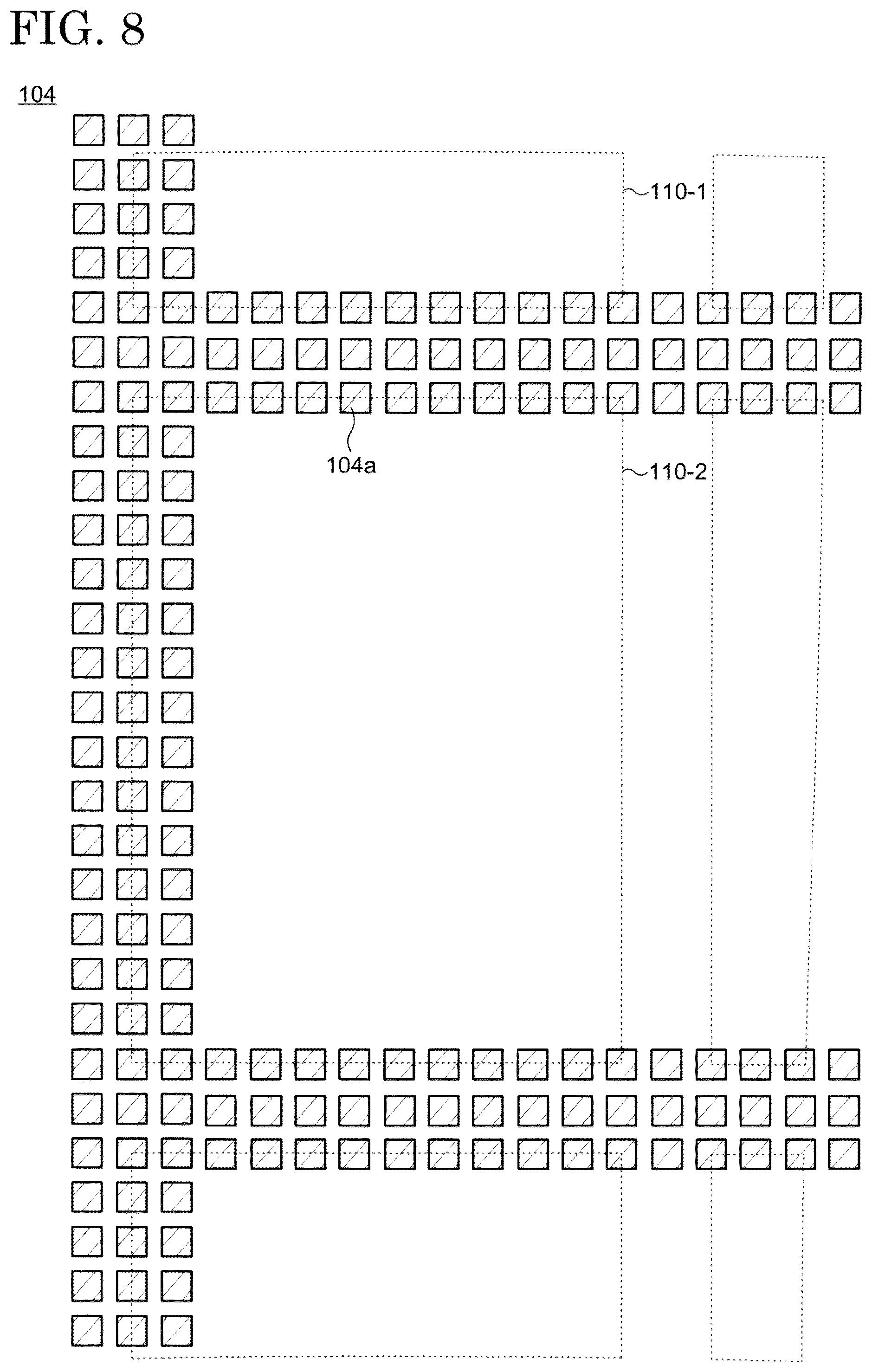 Patent US12586922 Figure 8 – Intelligent reflecting surface