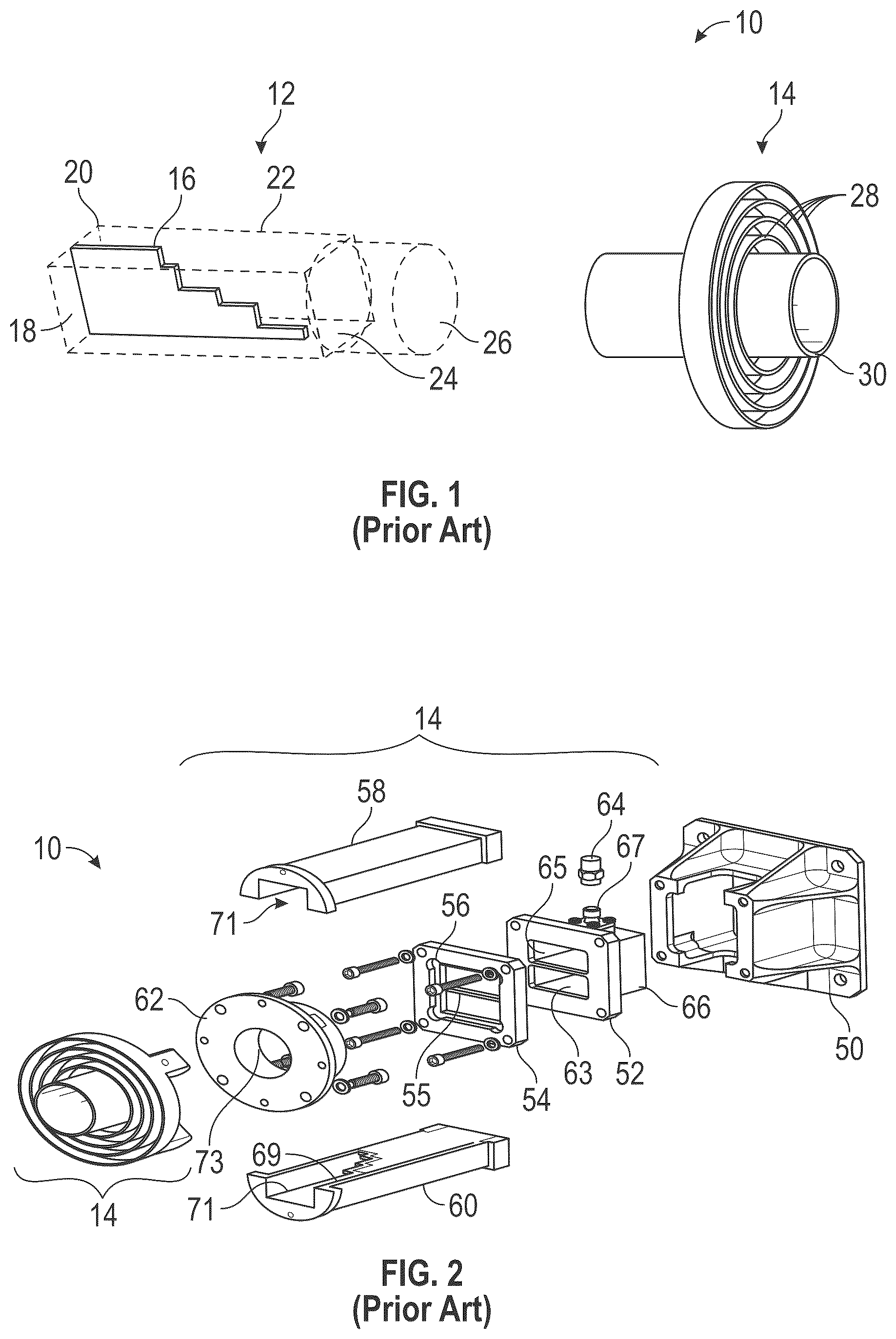 Patent US12586923 Figure 1 – Additively manufactured antenna system for near earth and deep space applications