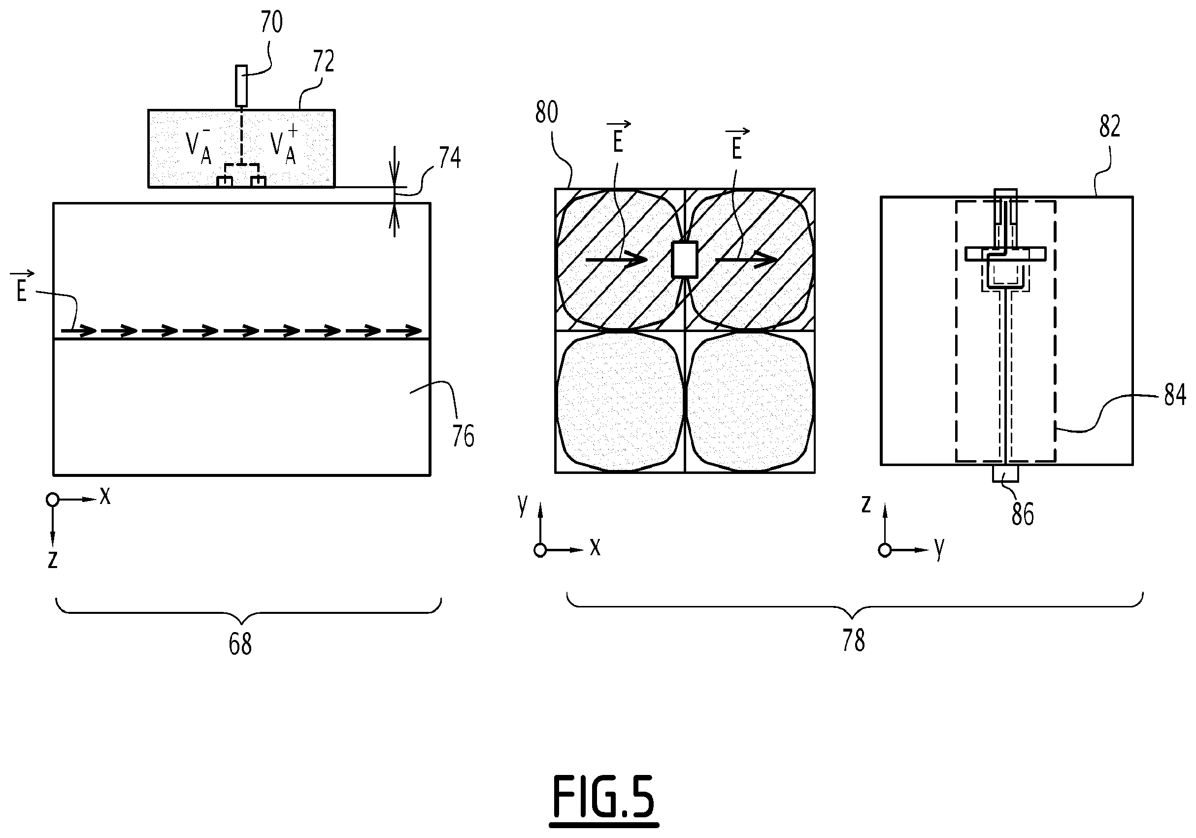 Patent US12586926 Figure 5 – Reconfigurable antenna array