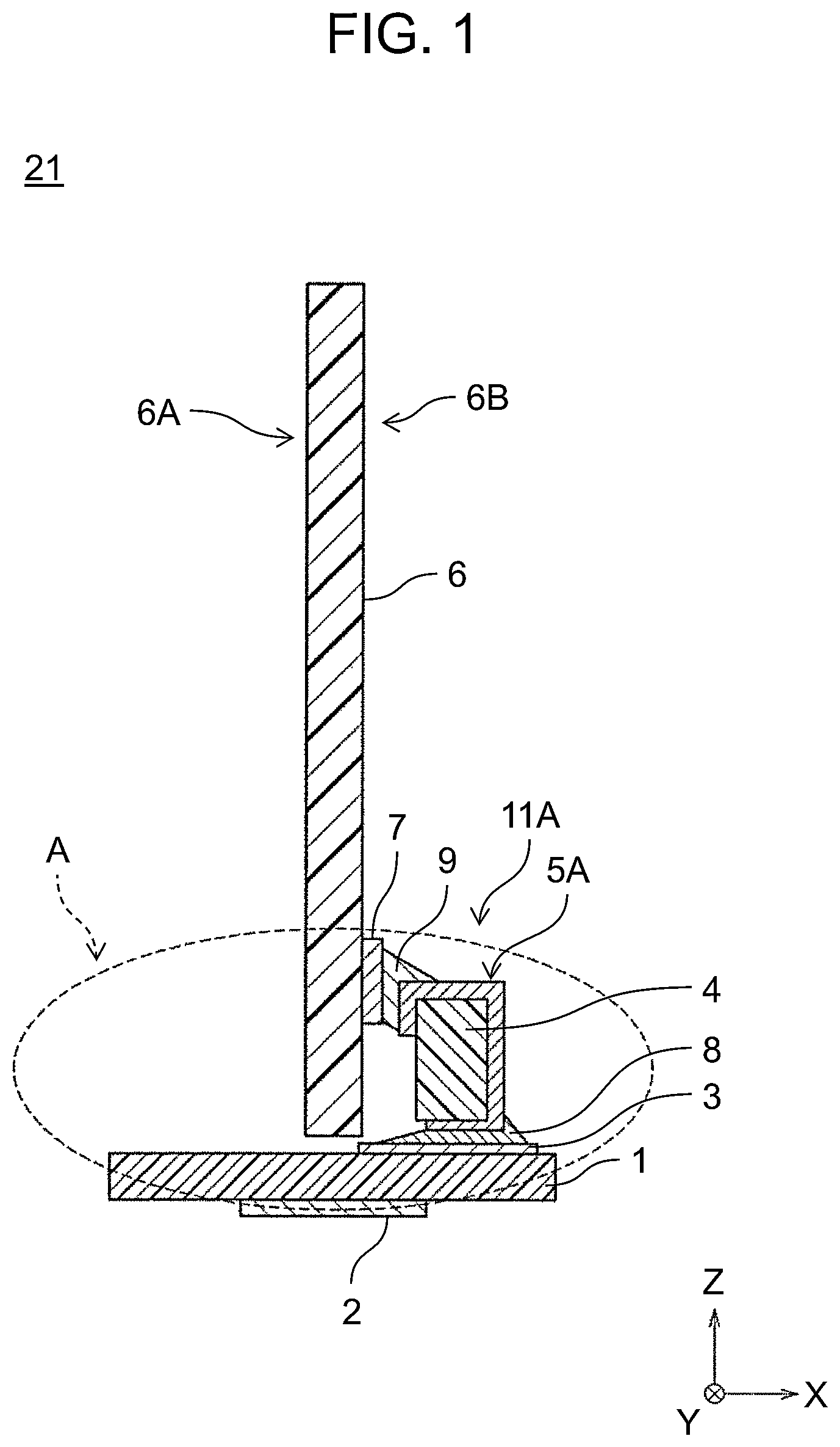Patent US12586927 Figure 1 – Antenna structure and antenna array structure