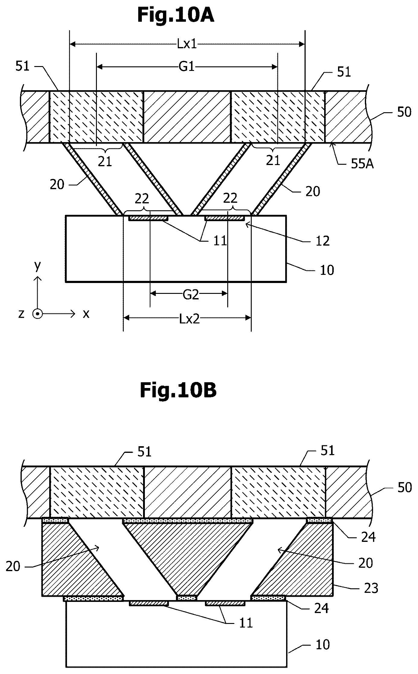 Patent US12586928 Figure 10 – Antenna device and communication device