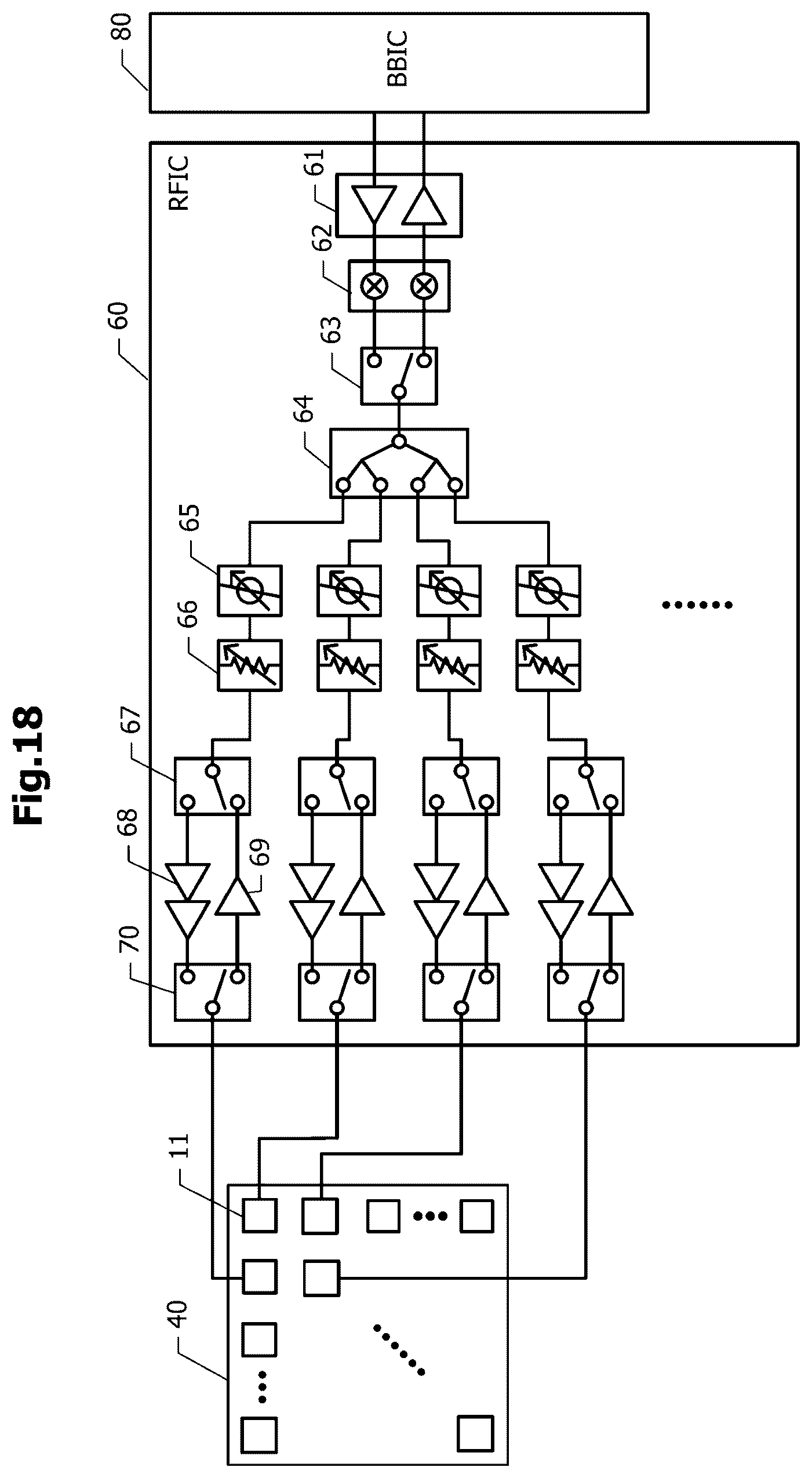 Patent US12586928 Figure 17 – Antenna device and communication device