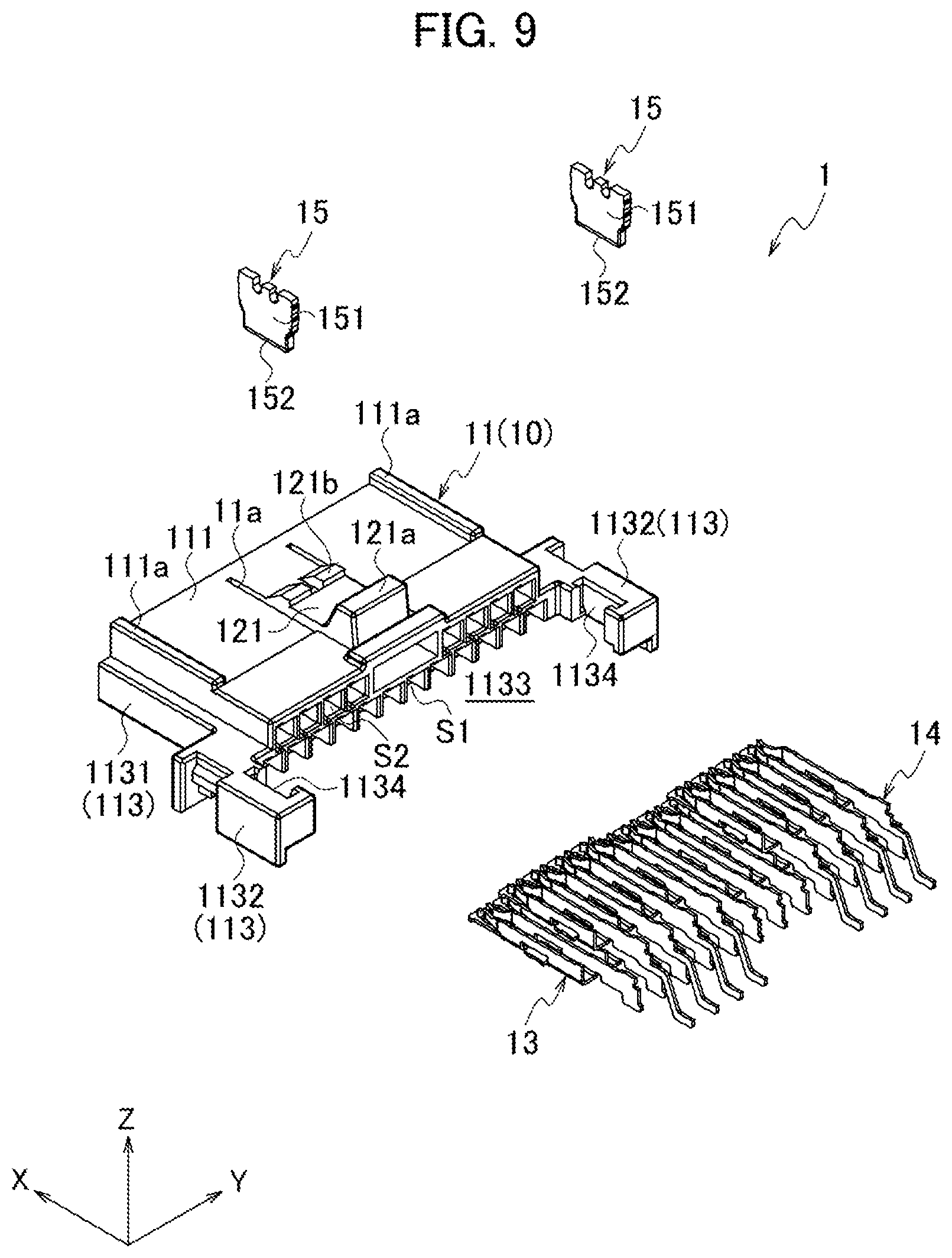 Patent US12586930 Figure 9 – Connector