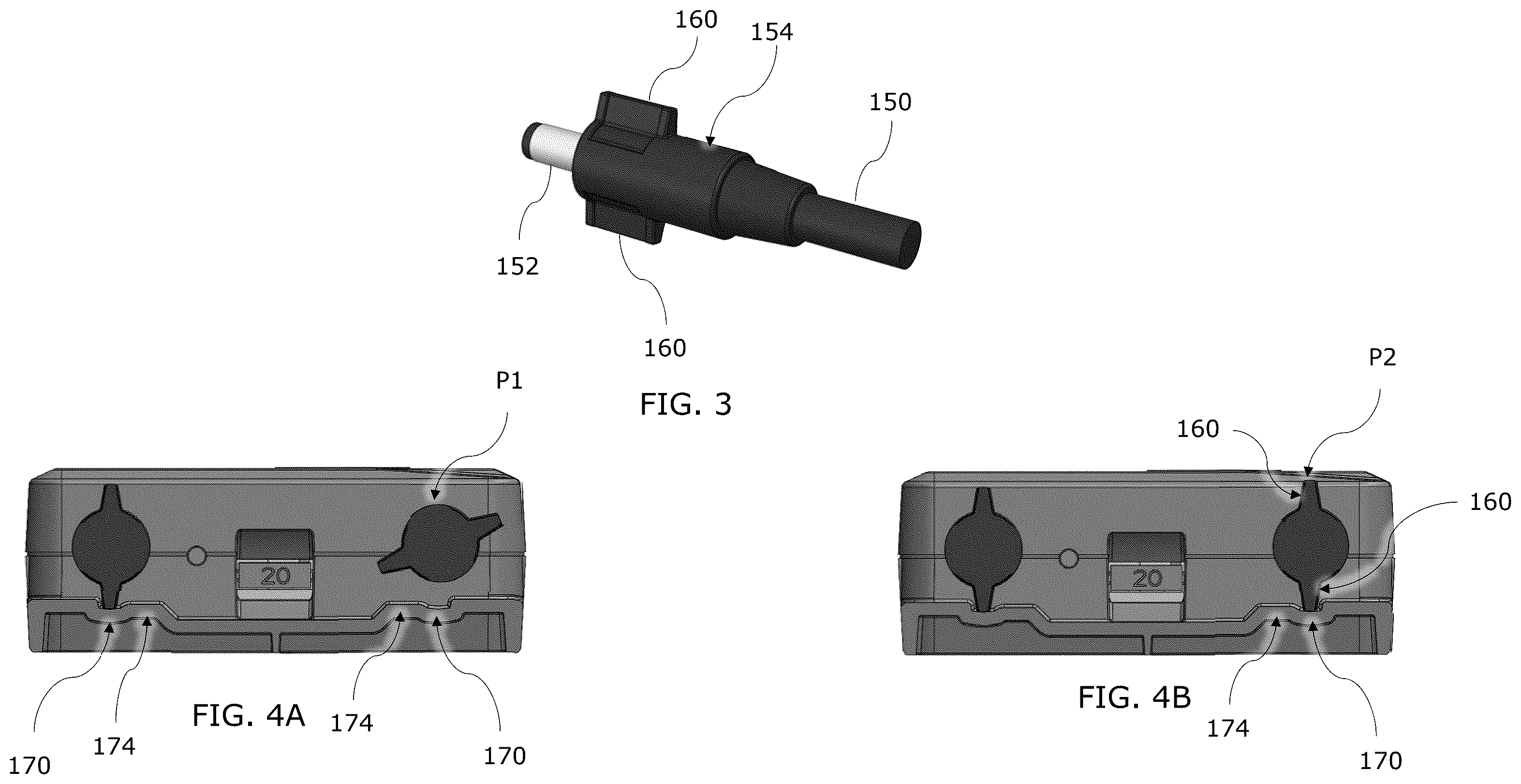 Patent US12586931 Figure 3 – Power supply with cable retention