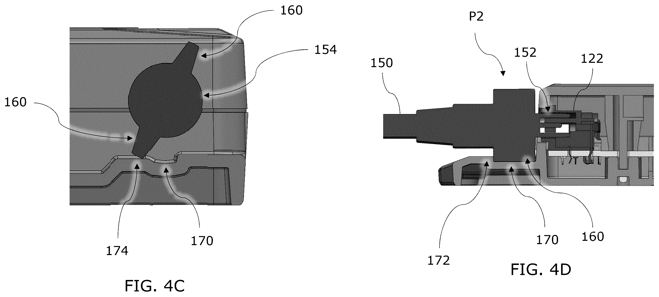 Patent US12586931 Figure 4 – Power supply with cable retention