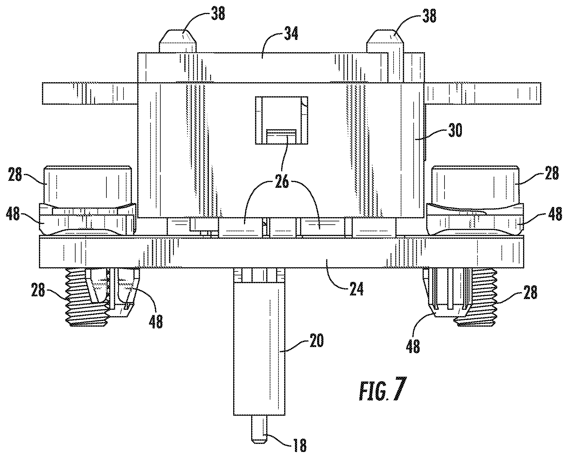 Patent US12586932 Figure 7 – Proximity RF connector (PRF)